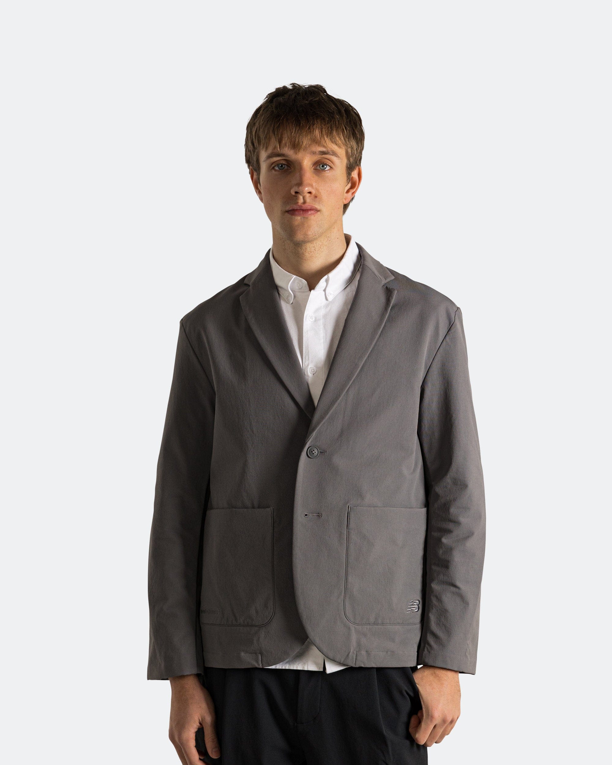 New Balance Single Jacket - Grey
