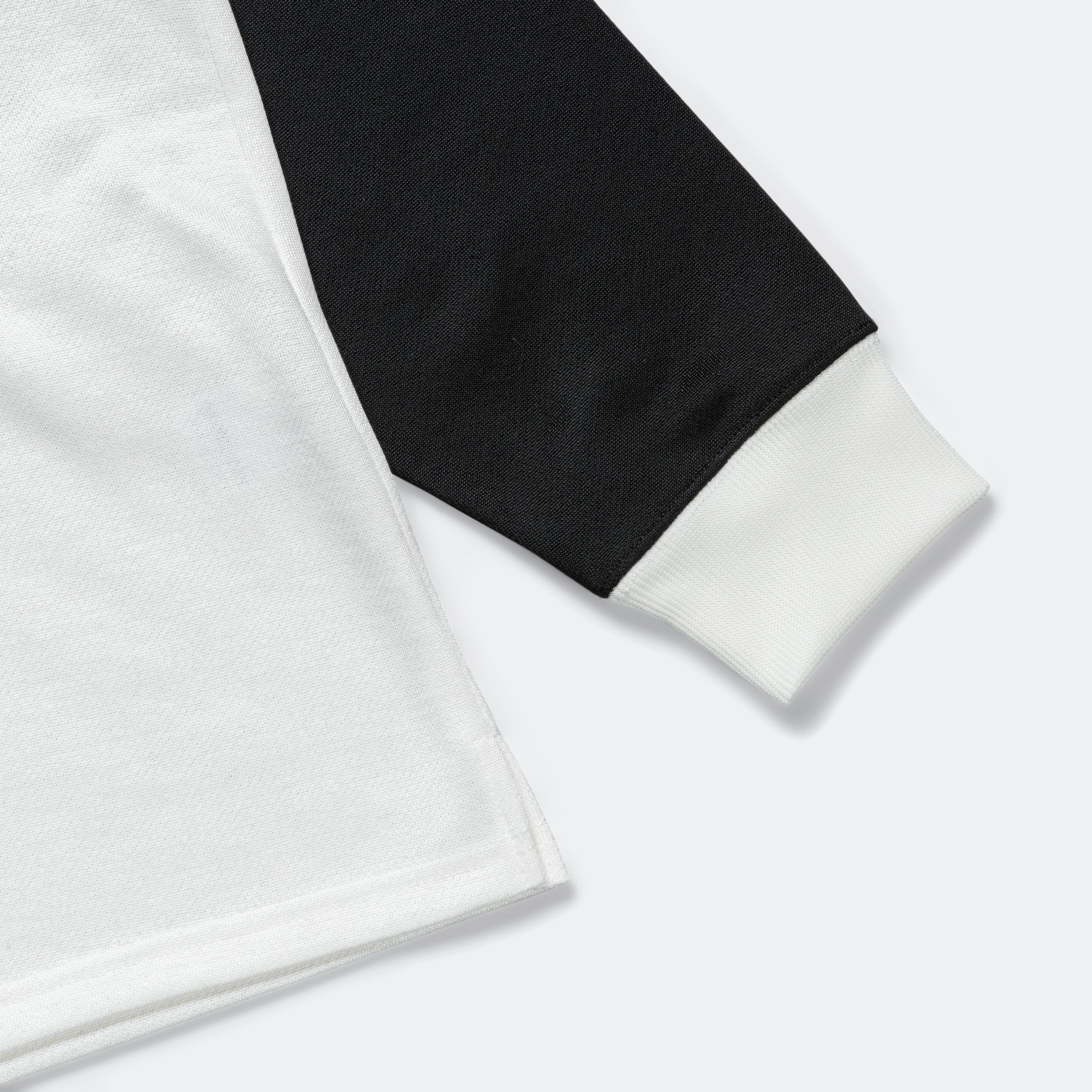 Shiden Pullover L/S Polo - Off White/Black