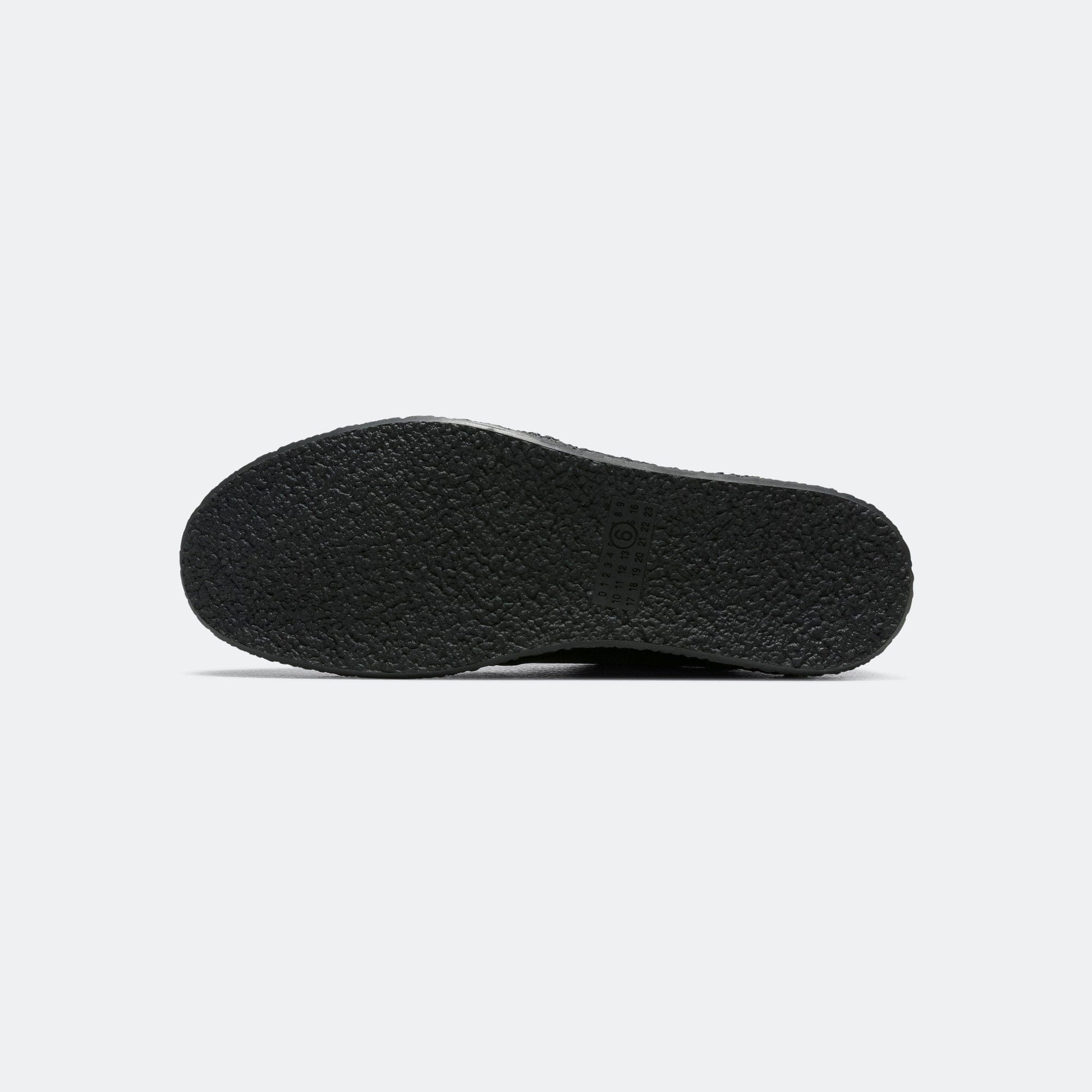 MM6 Court Sneakers - Black Leather