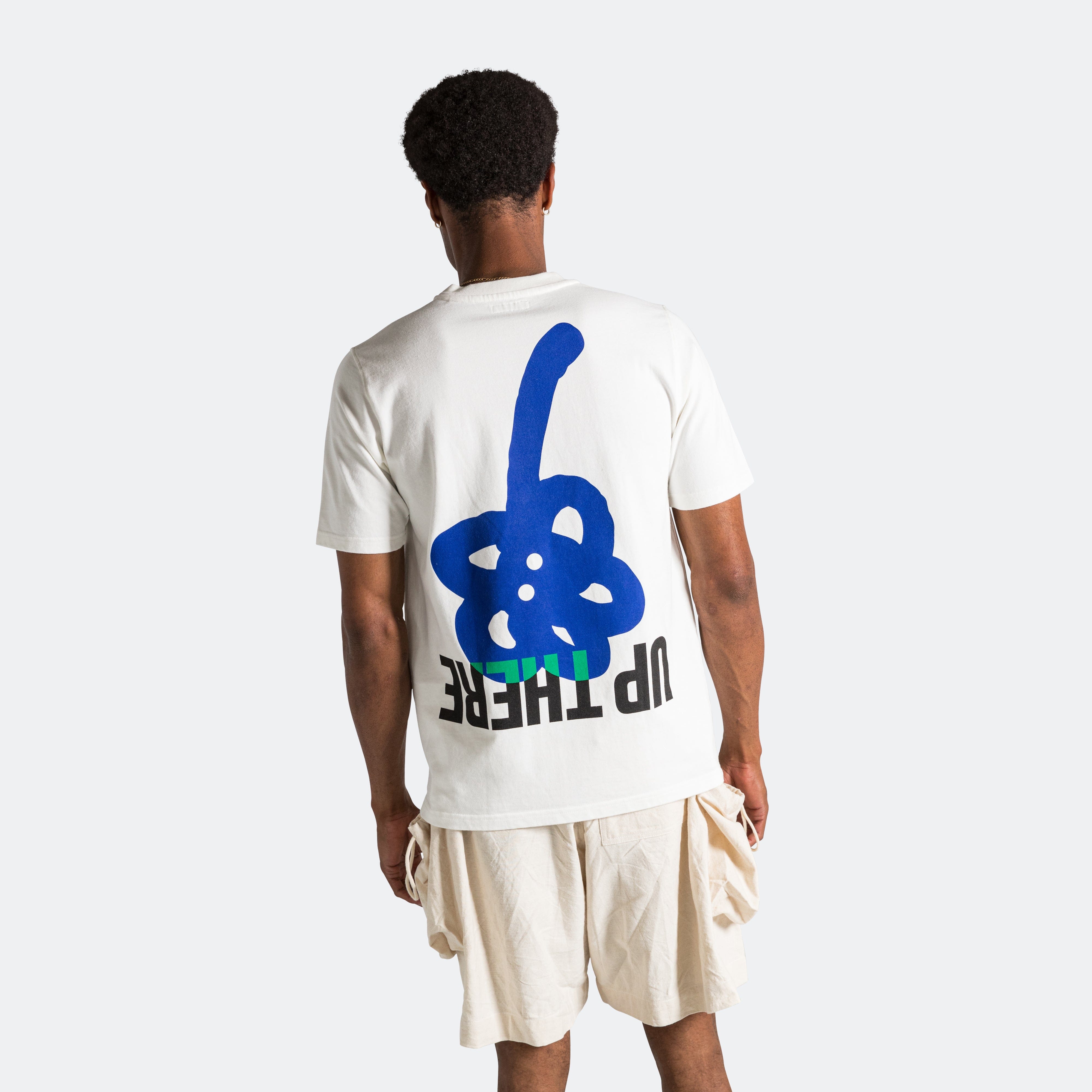 Thomme Ghosty Tee x UP THERE - White