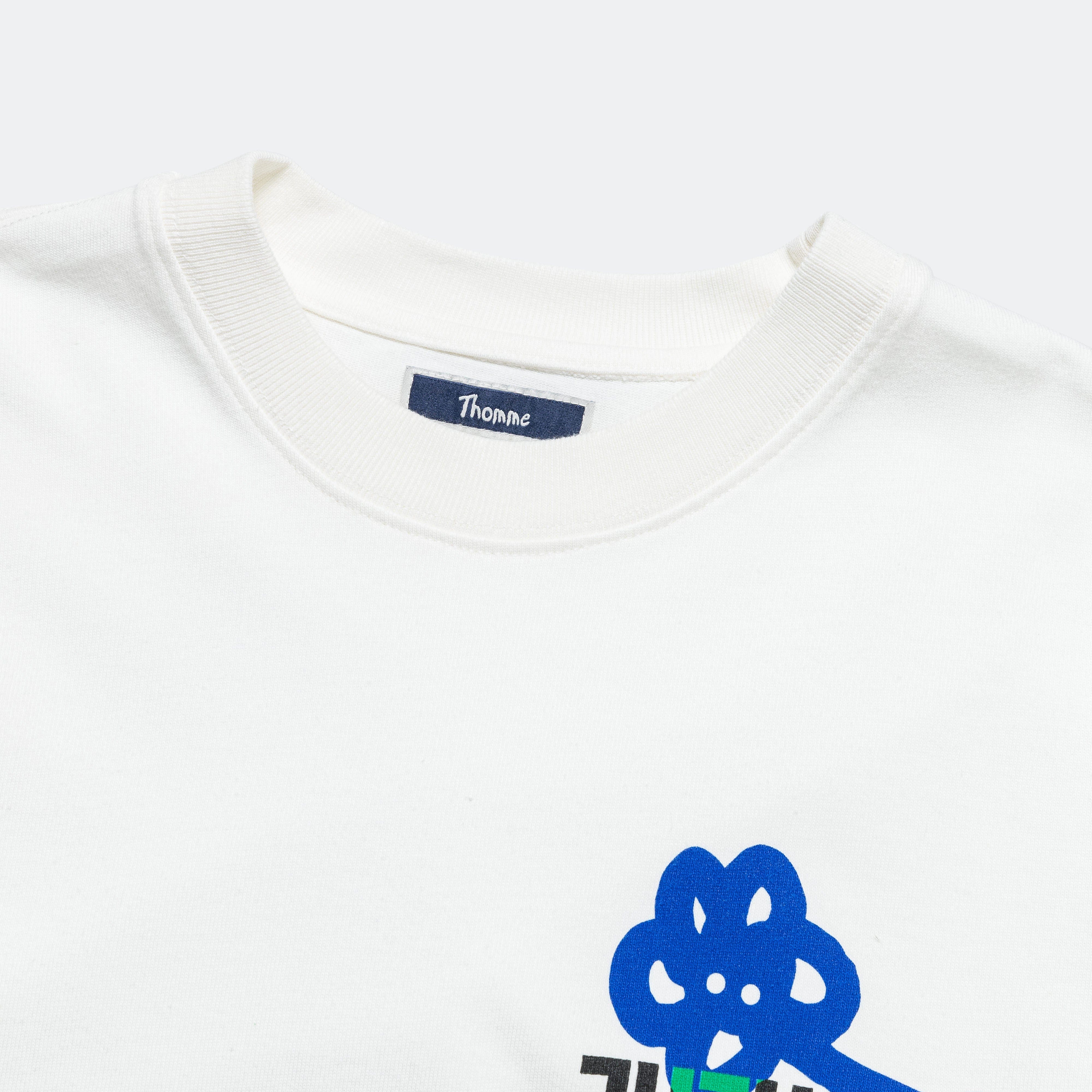 Thomme Ghosty Tee x UP THERE - White