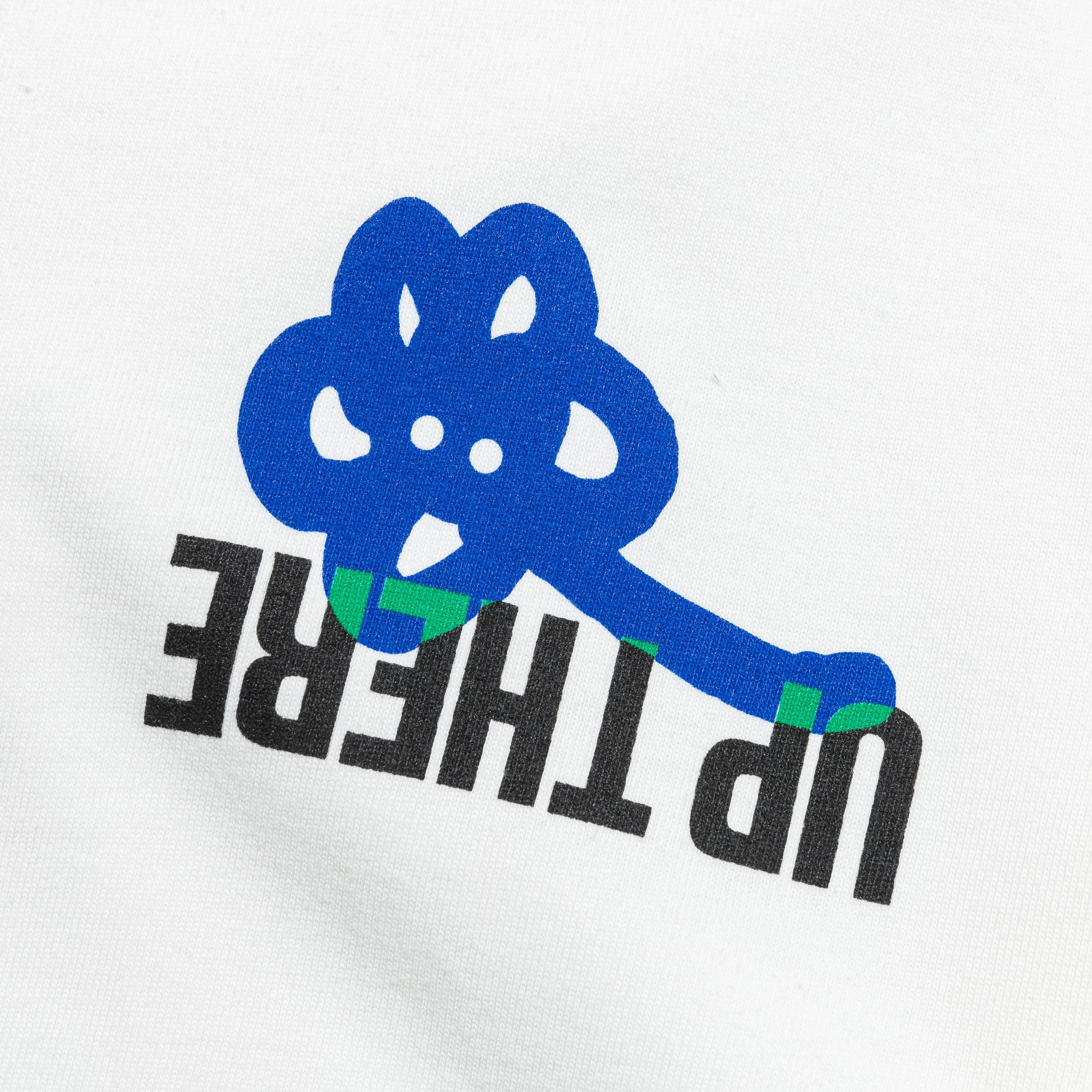 Thomme Ghosty Tee x UP THERE - White