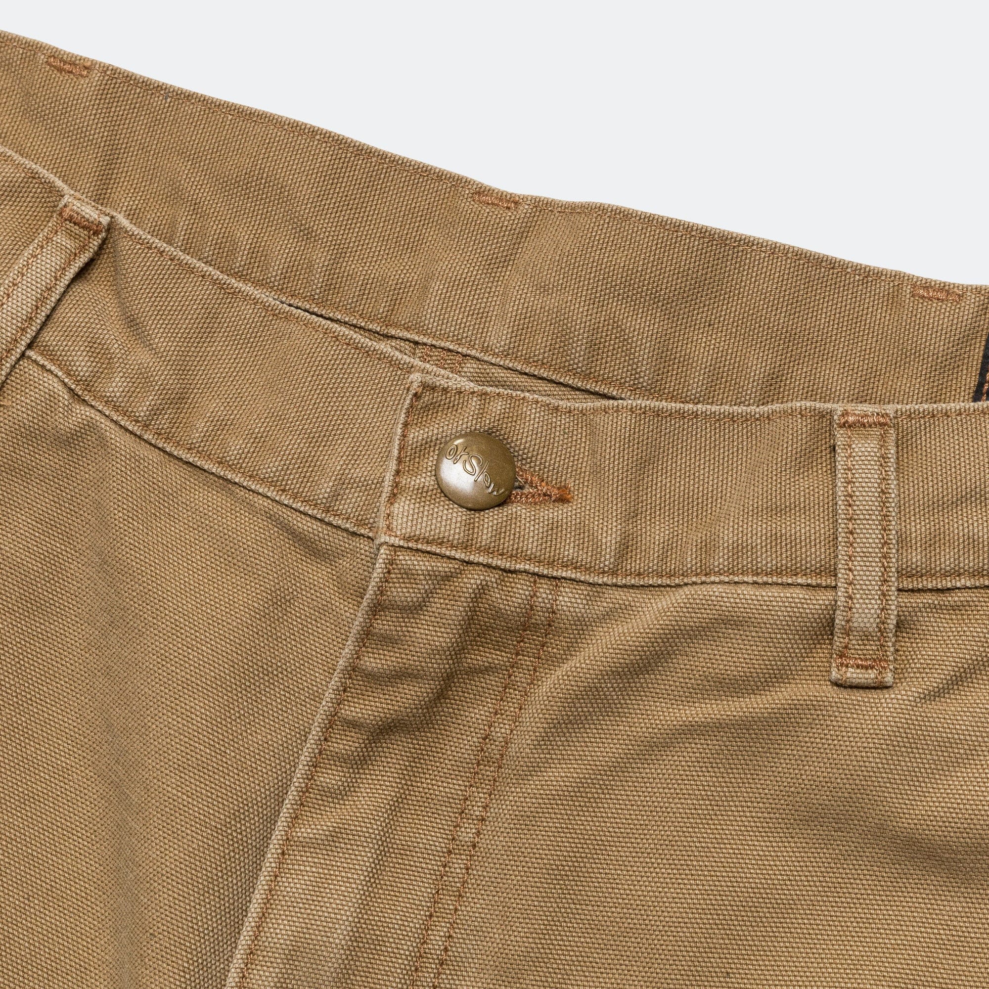 orSlow Dad's Fit Painter Pants - Brown