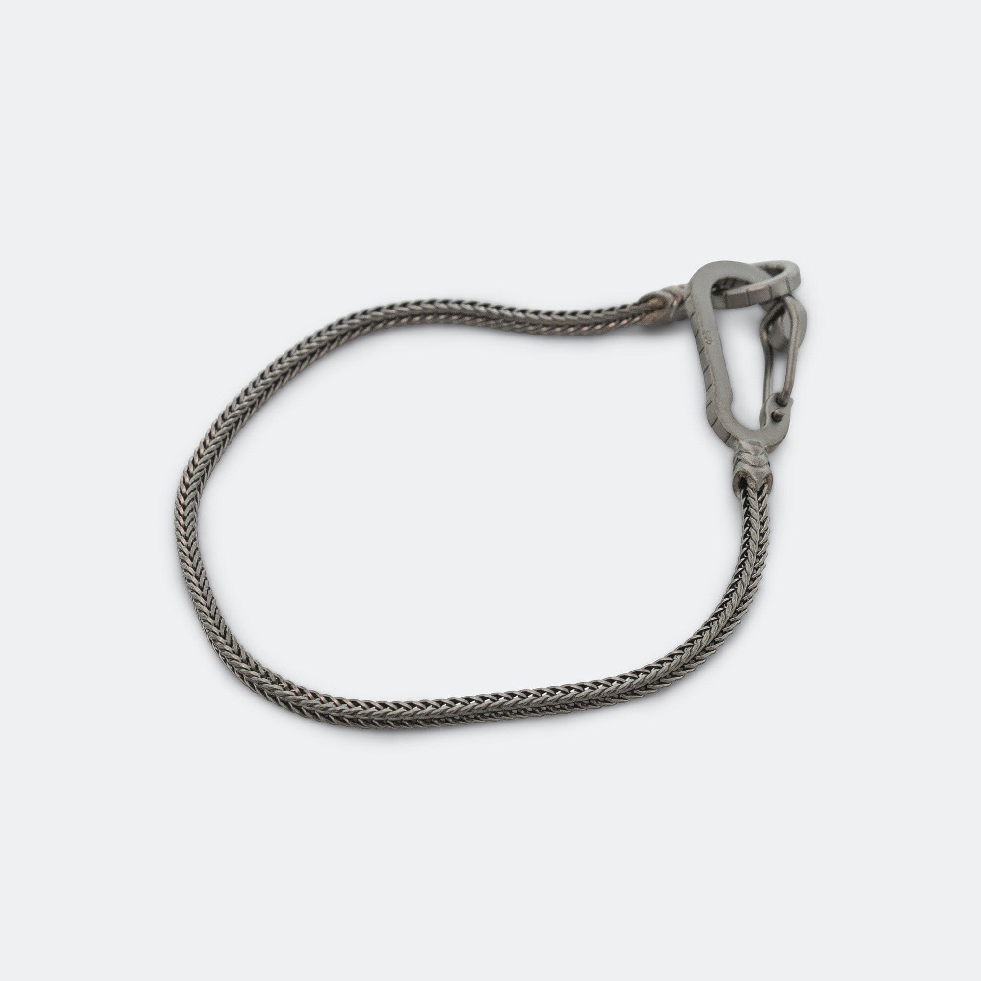 Mikia Snake Karabiner Bracelet - Ruthenium Plating/925 Silver