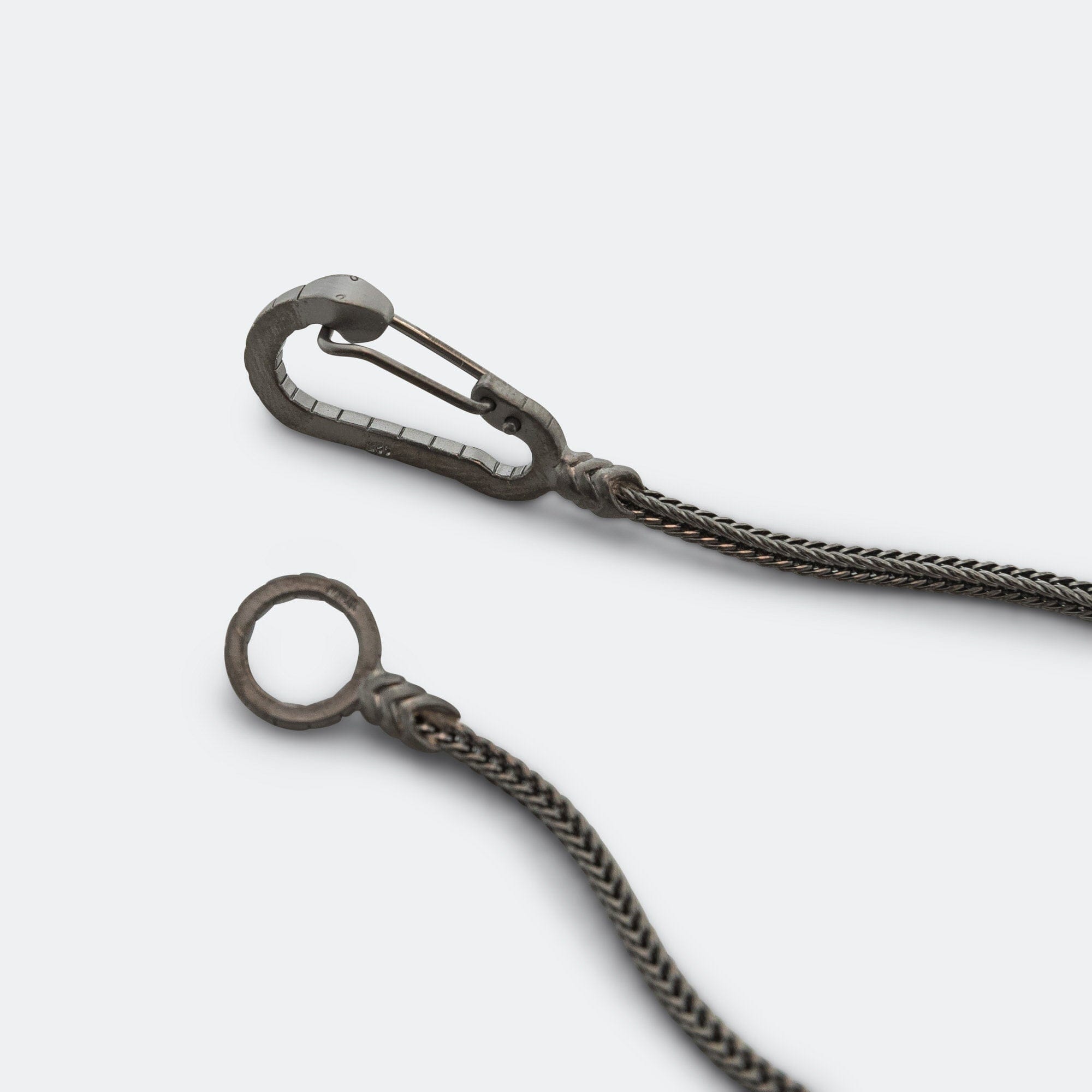 Mikia Snake Karabiner Bracelet - Ruthenium Plating/925 Silver