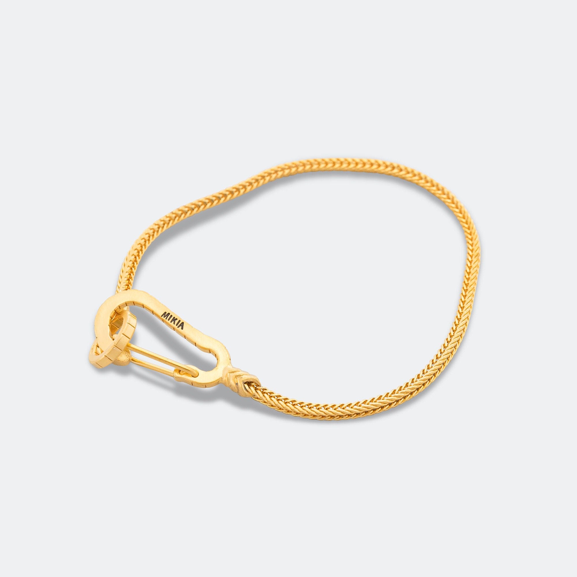 Mikia Snake Karabiner Bracelet - Gold Plating/925 Silver