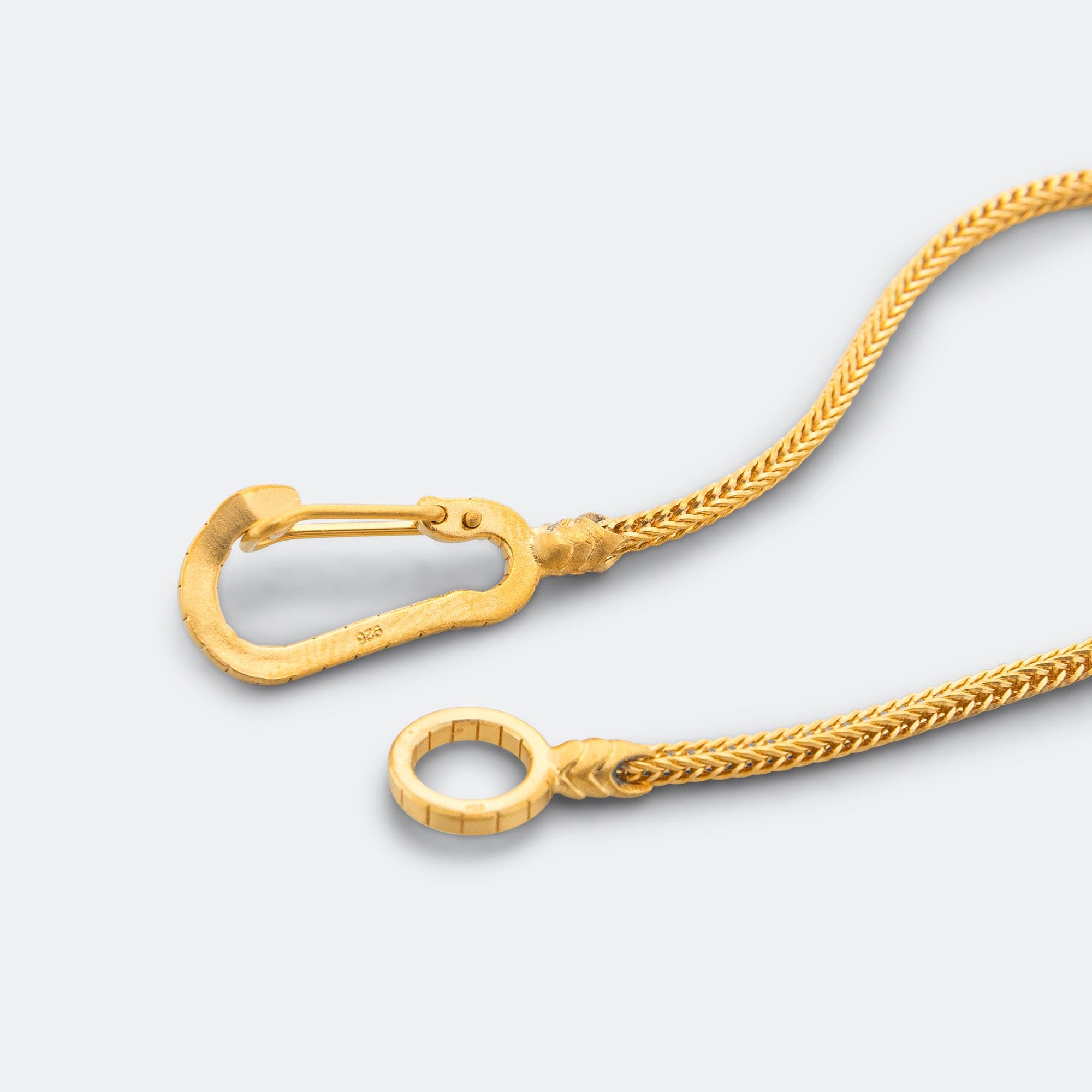 Mikia Snake Karabiner Bracelet - Gold Plating/925 Silver