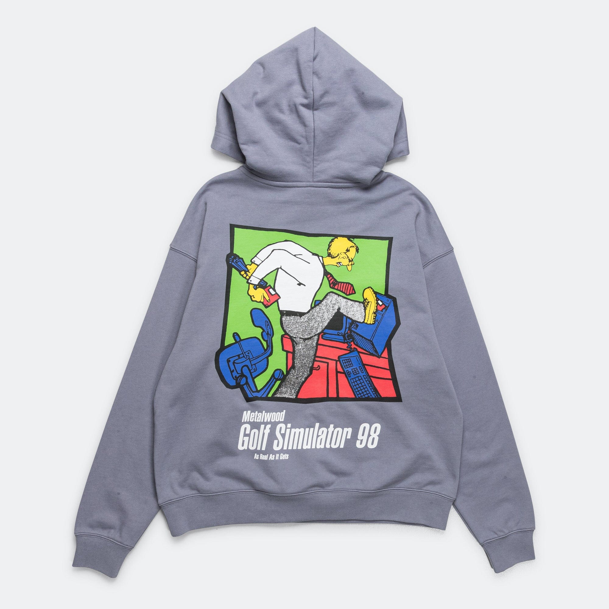 Metalwood Simulator 98 Hooded Sweatshirt - Pewter