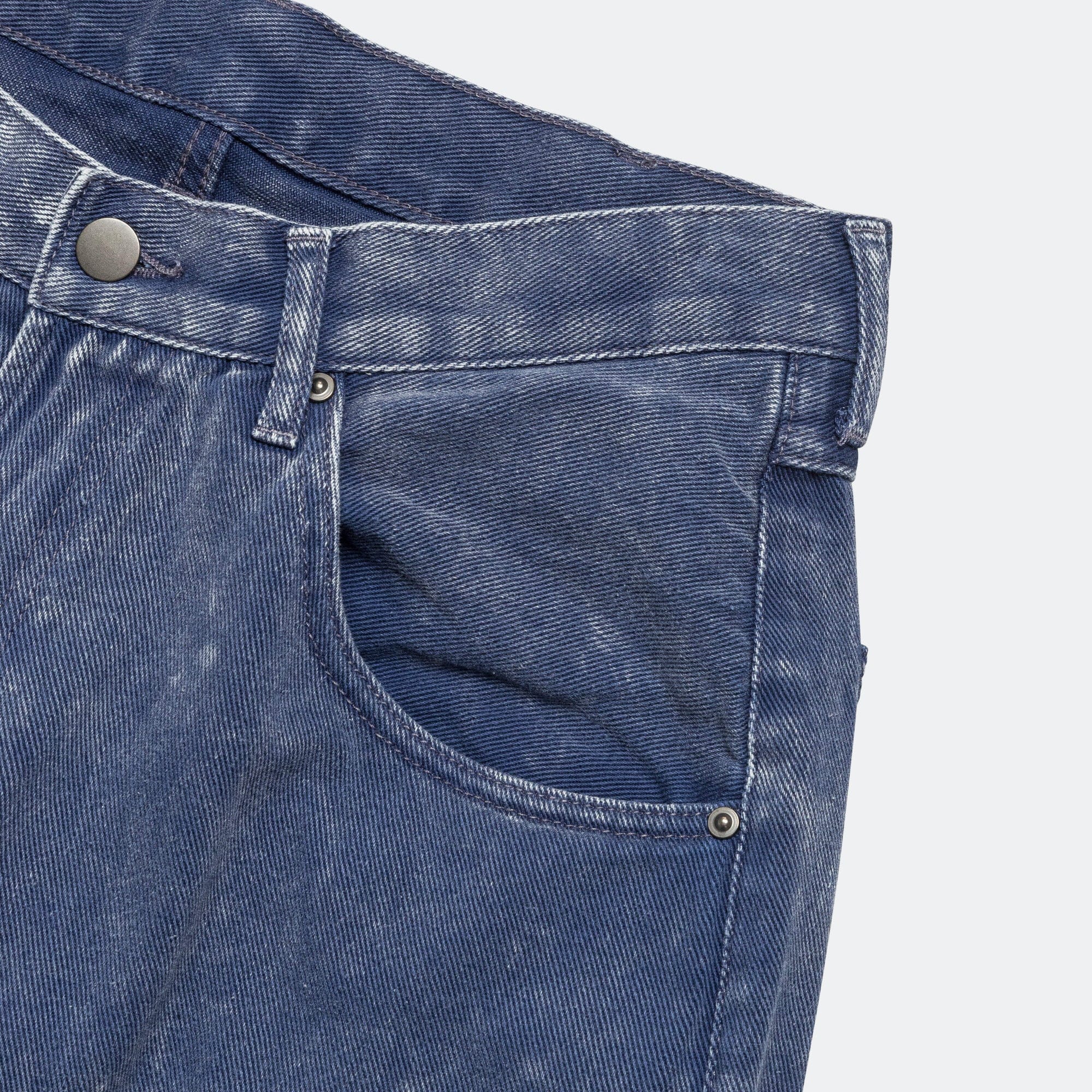 Beams Faded Cargo Shorts - Blue
