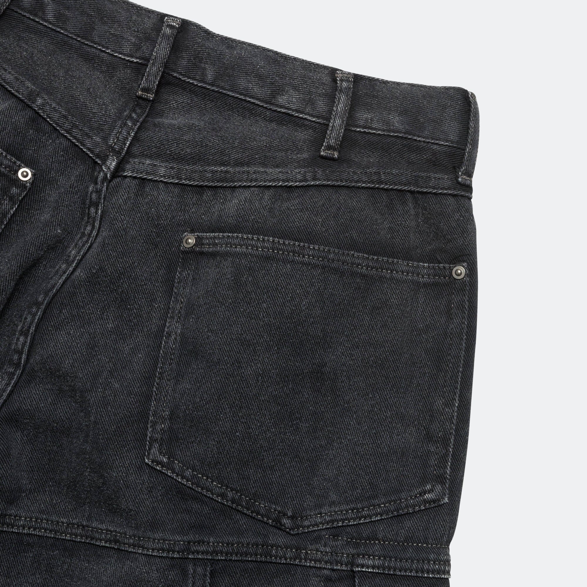 Beams Faded Cargo Shorts - Black