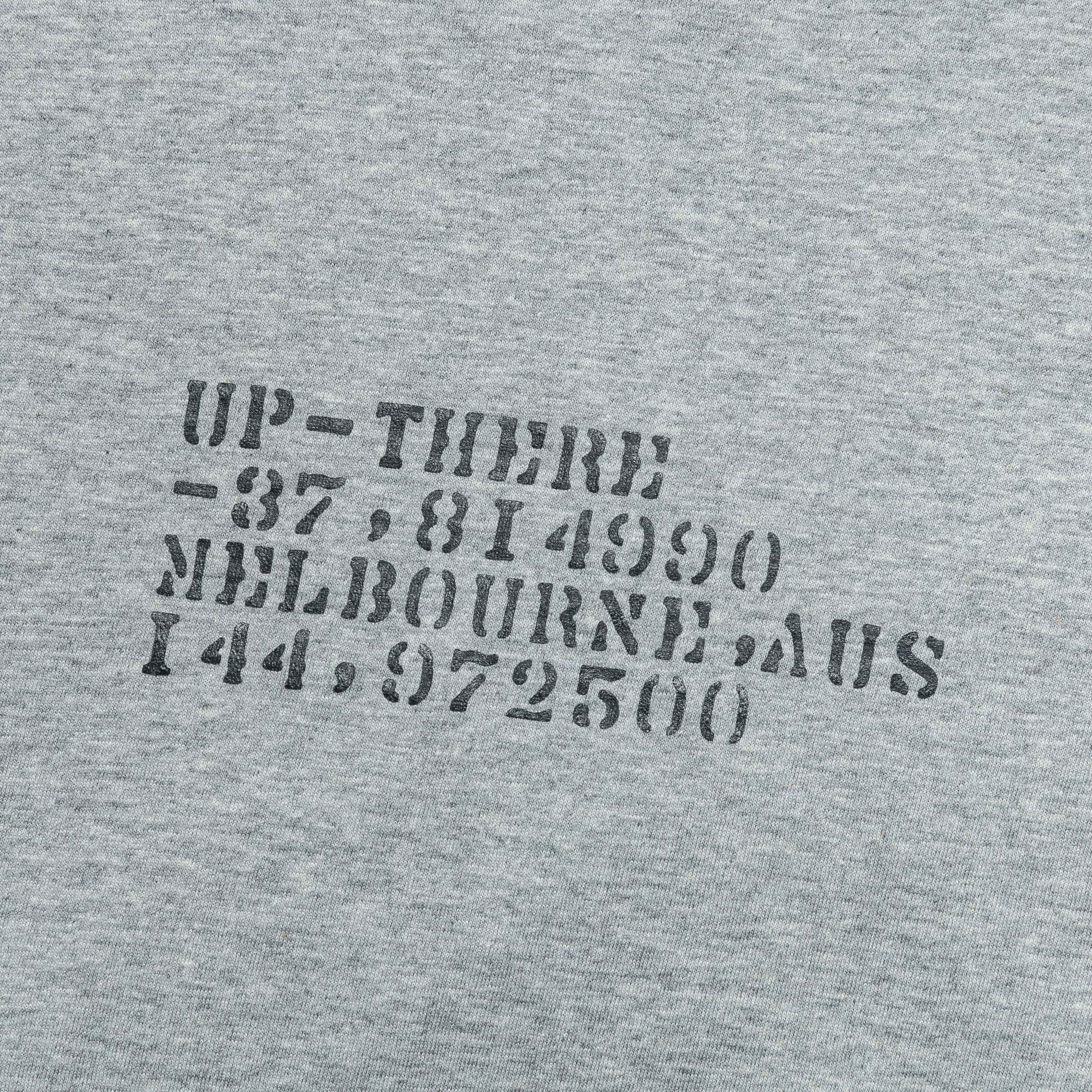 orSlow Stencil T-Shirt x UP THERE - Heather Grey
