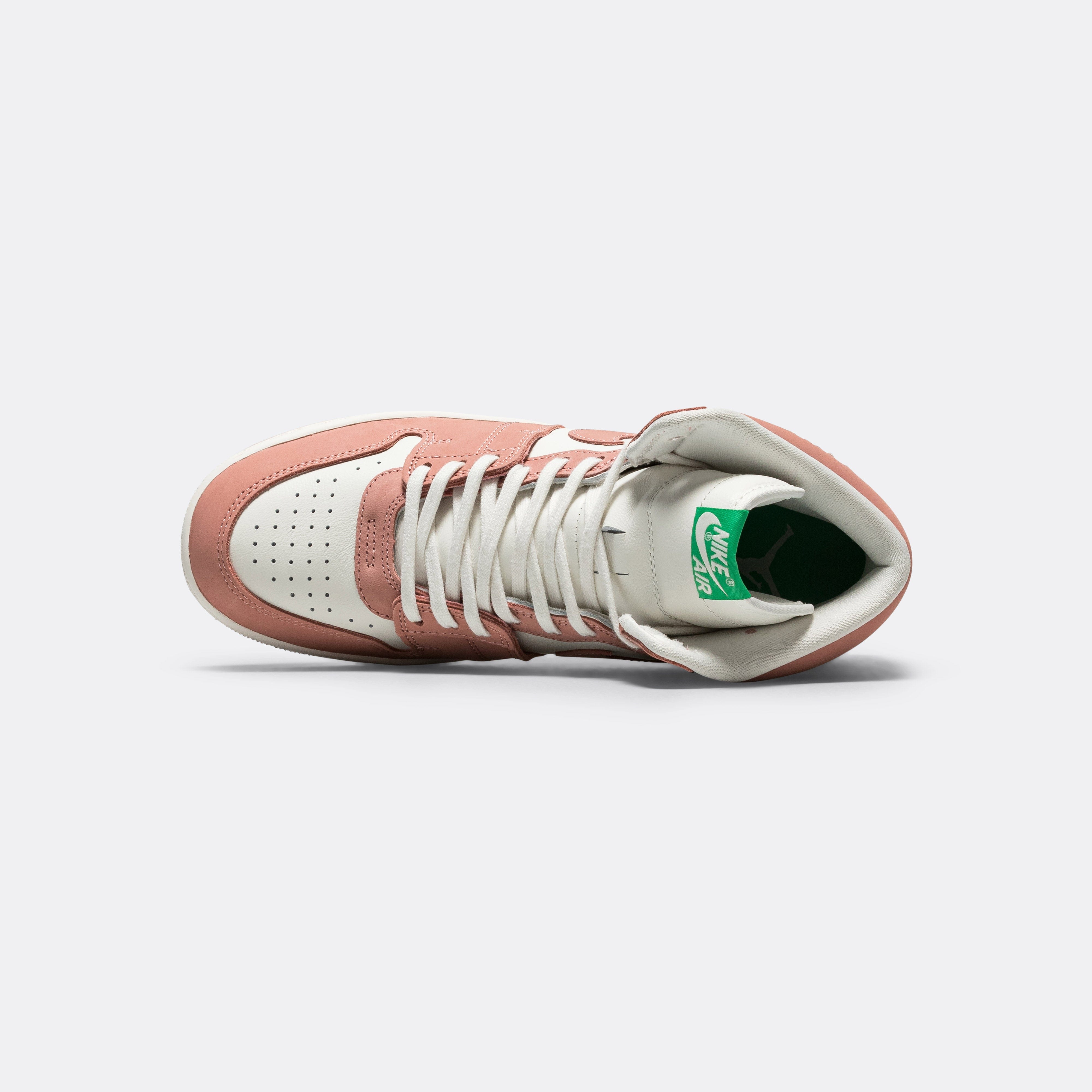 Air Jordan Air Ship PE SP - Rust Pink/Sail-Gamma Green