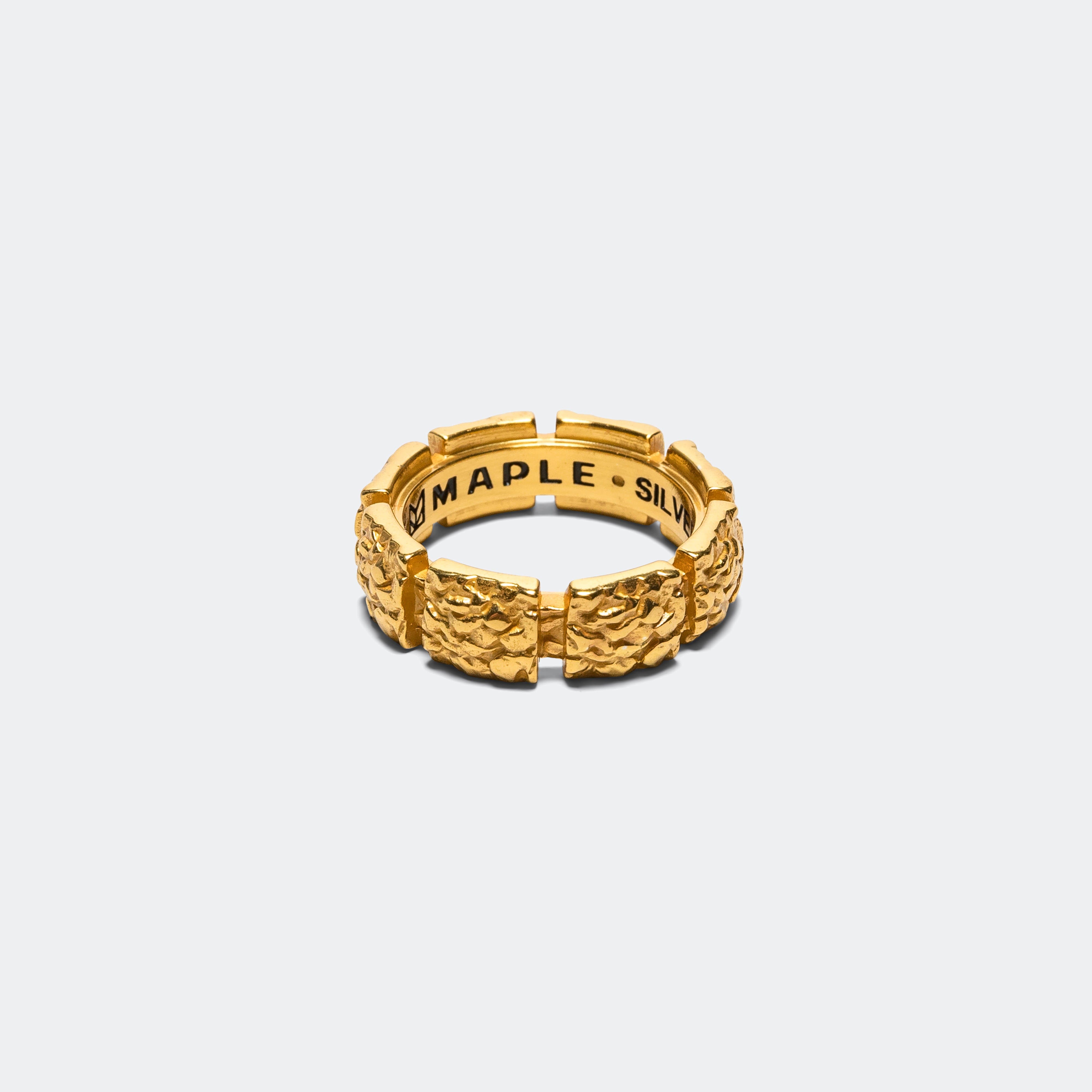 Maple Chalice Ring - 14K Gold Plated