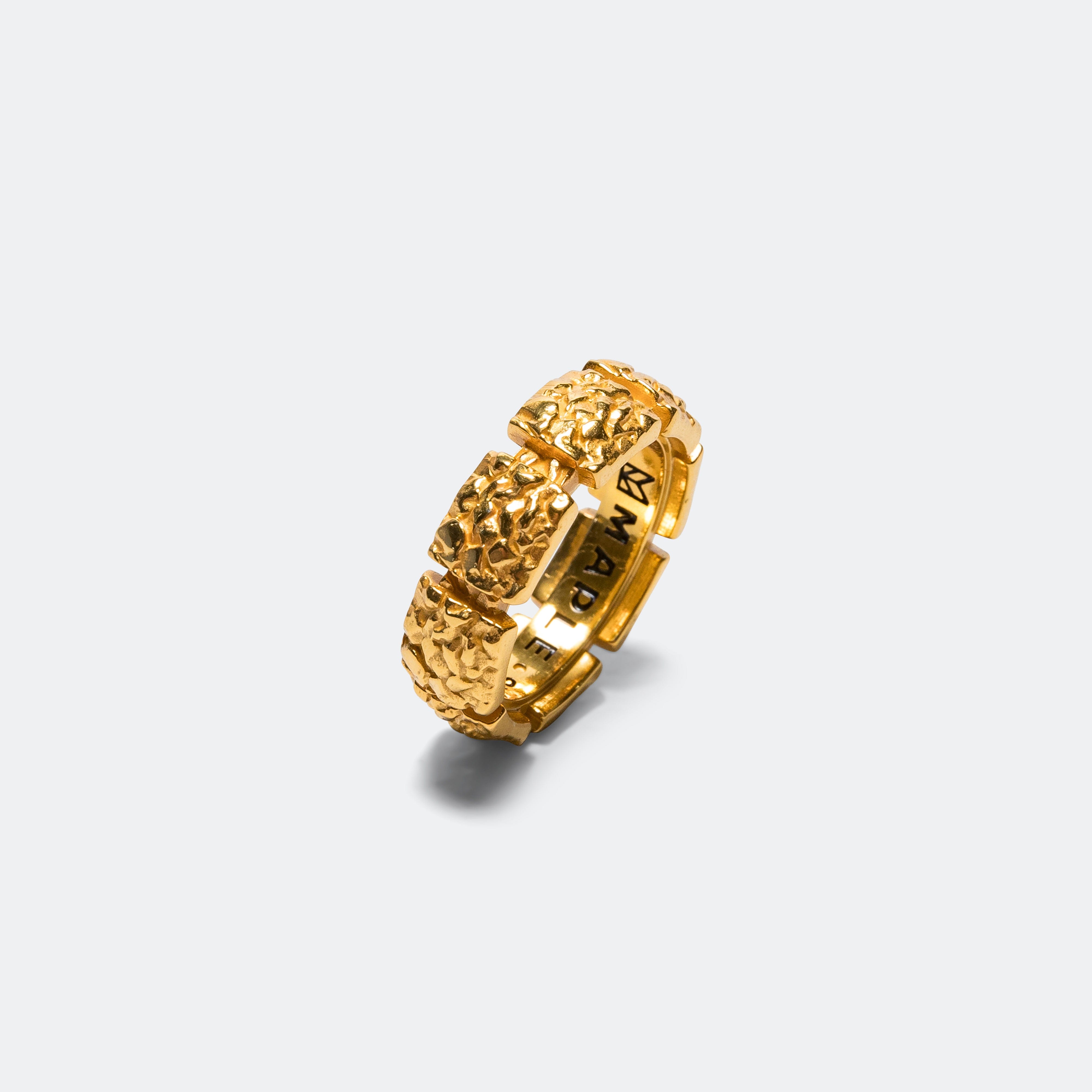 Maple Chalice Ring - 14K Gold Plated