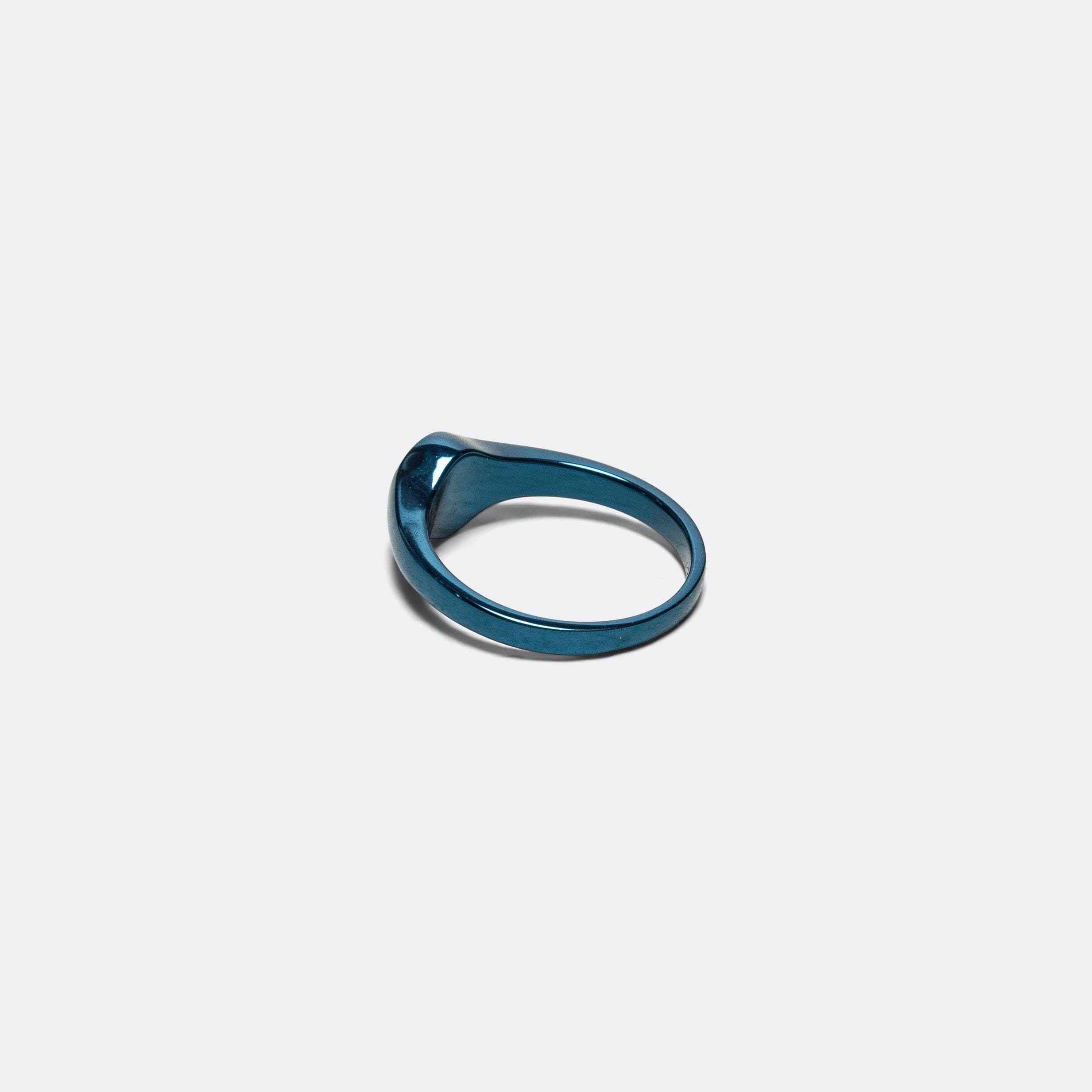 Polite Worldwide Graphic Sapphire Ring - Blue Sapphire/9k Gold