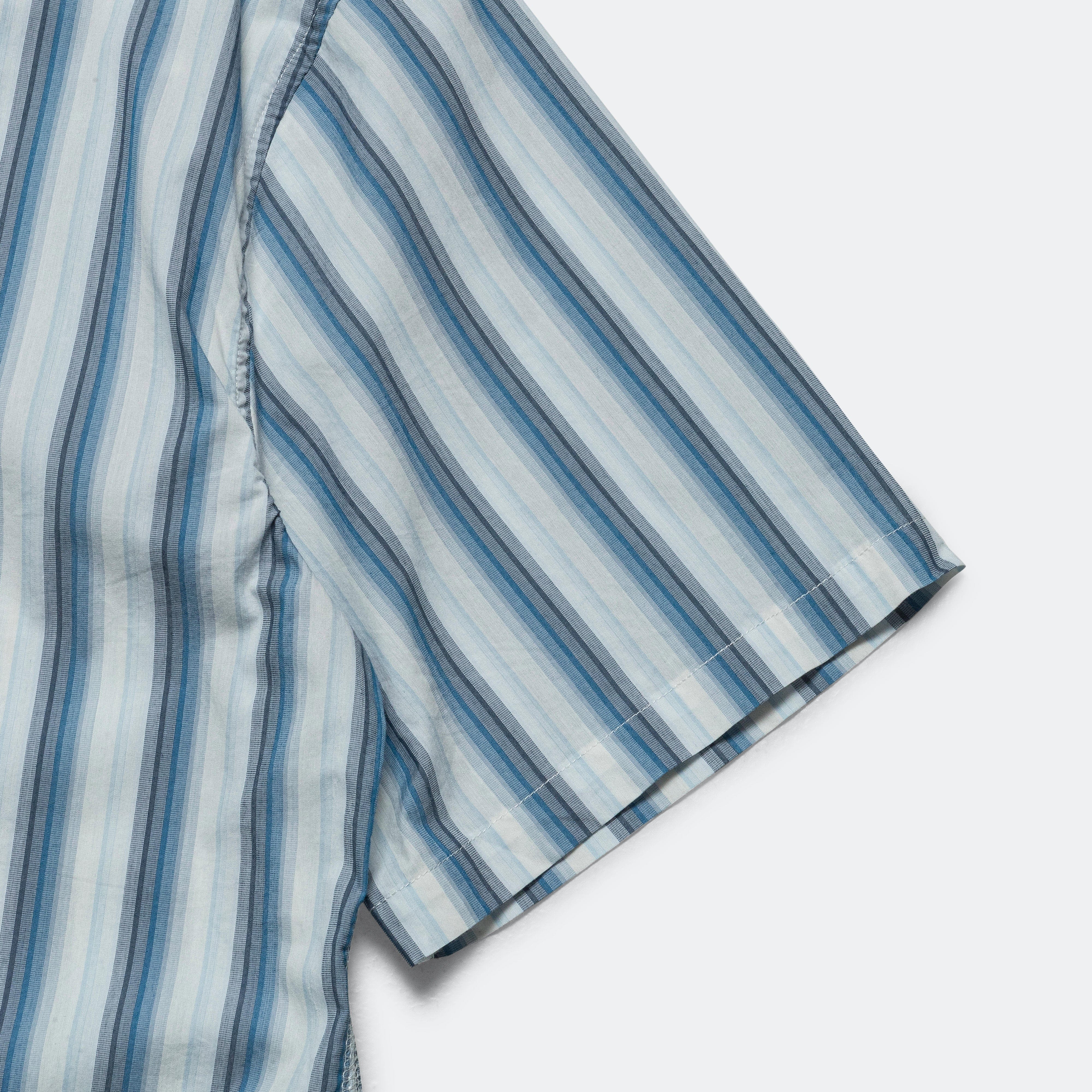 Beach Brains Big SS Shirt - Blue Stripe
