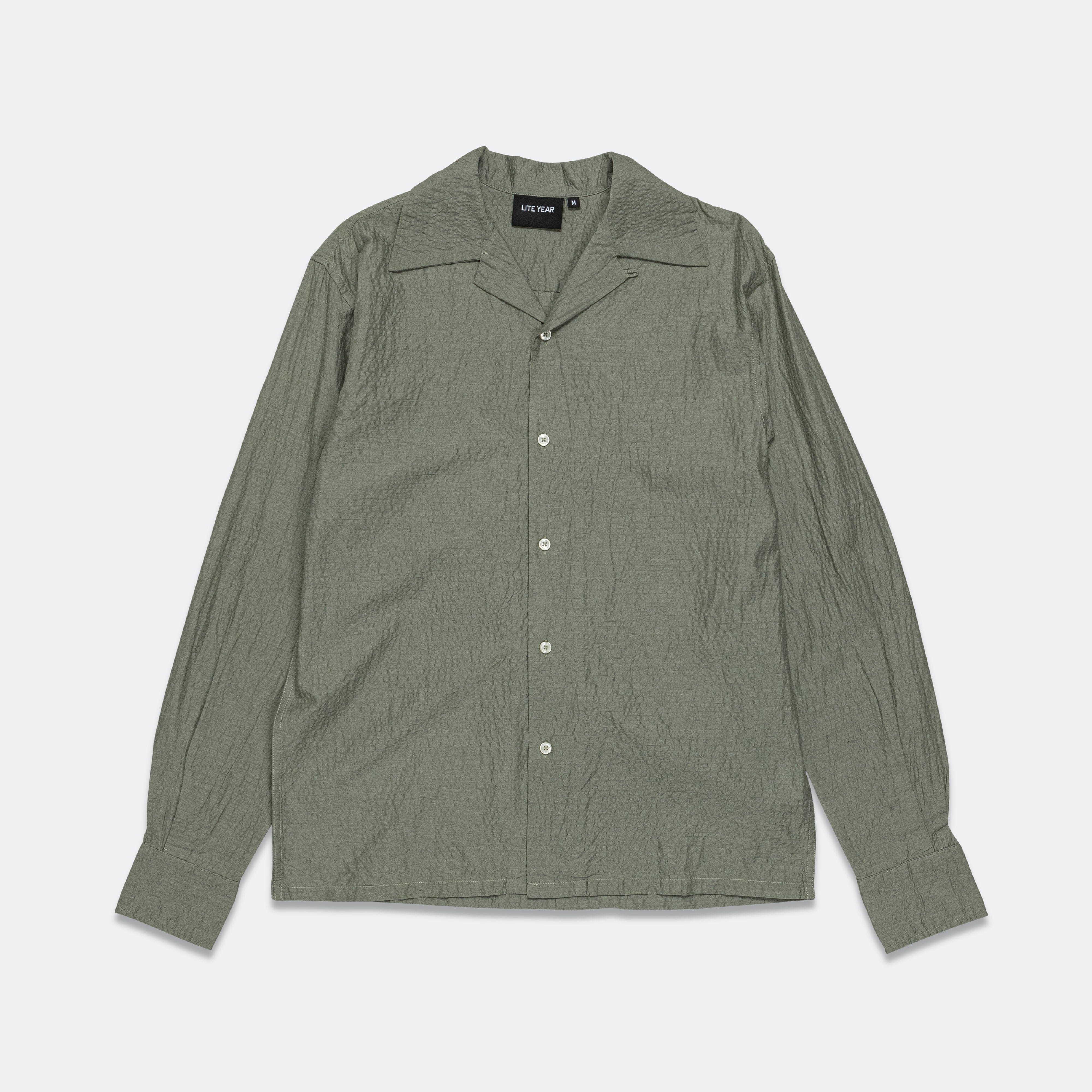 Lite Year Camp Collar Shirt - Sage