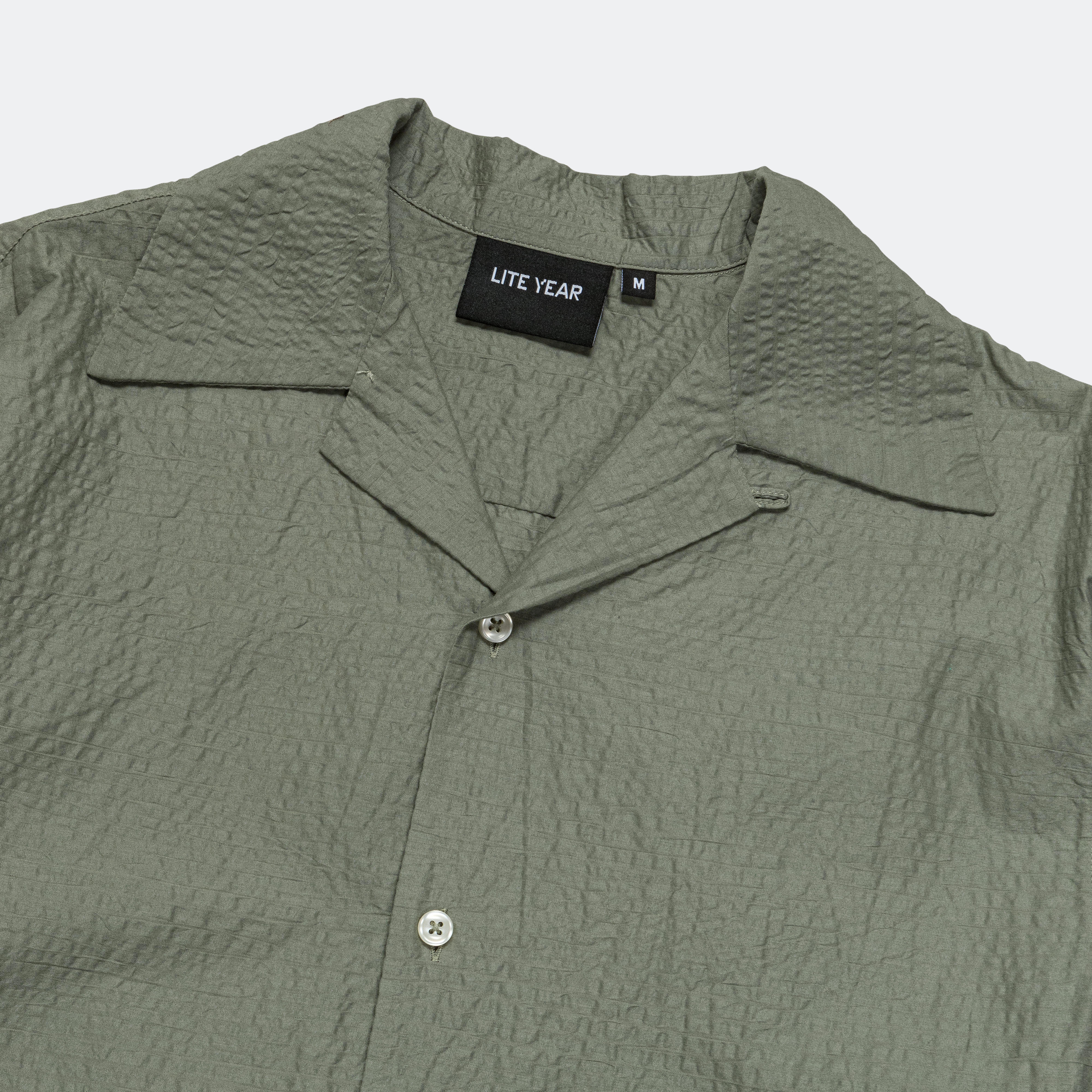 Lite Year Camp Collar Shirt - Sage