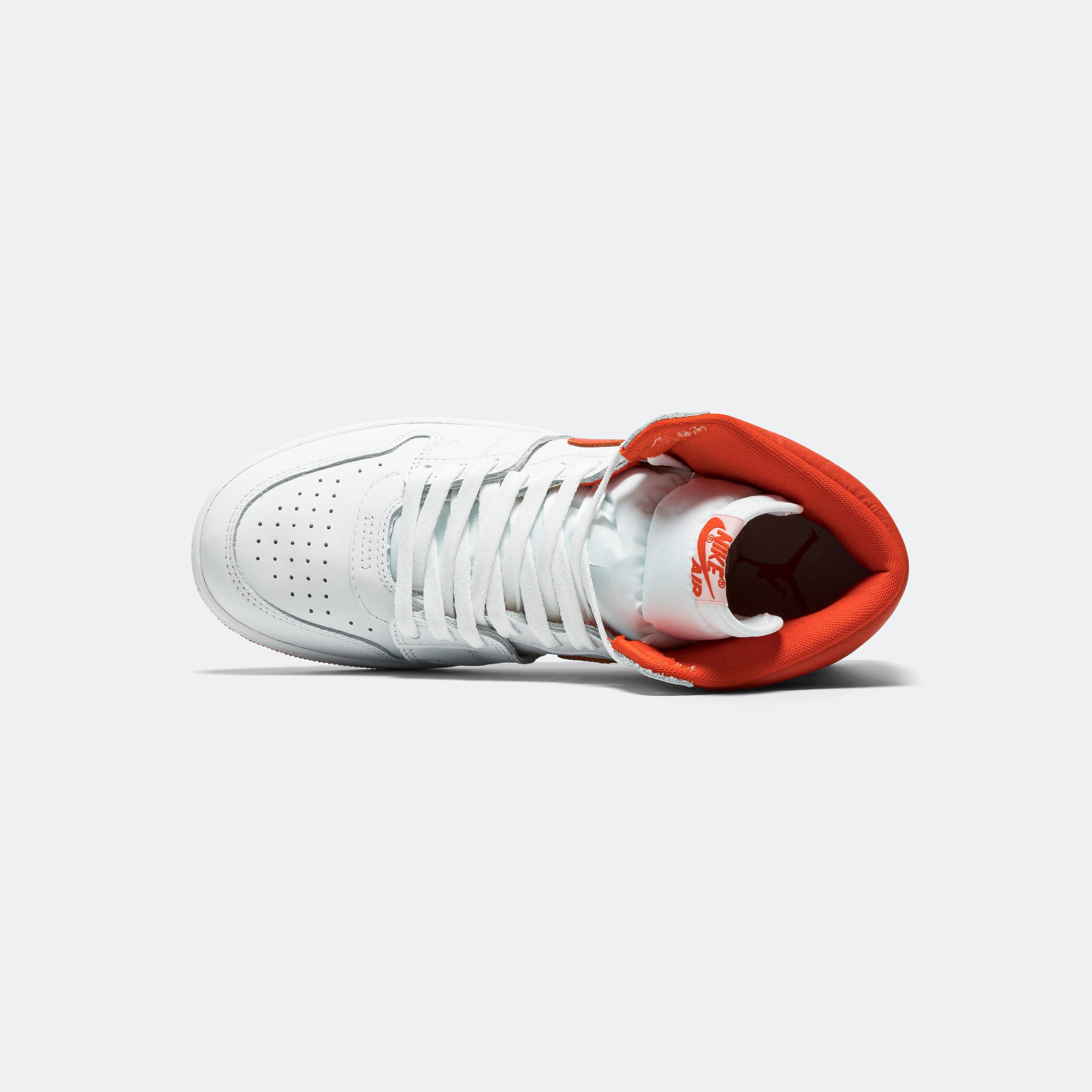 Air Jordan Air Ship PE SP - White/Team Orange-White