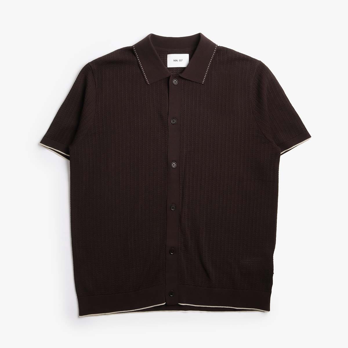 NN.07 Nalo Textured Stitch Polo Shirt