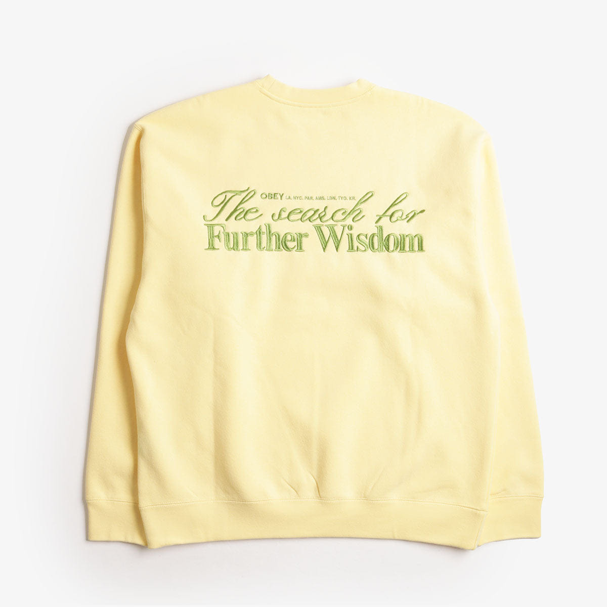 OBEY Clothing OBEY Further Wisdom Crew Sweatshirt