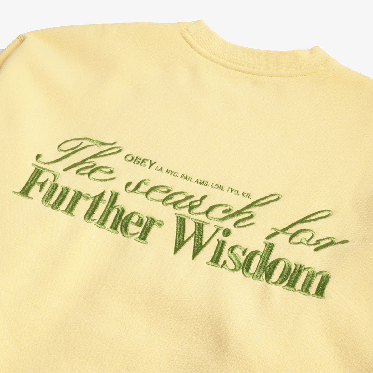 OBEY Clothing OBEY Further Wisdom Crew Sweatshirt