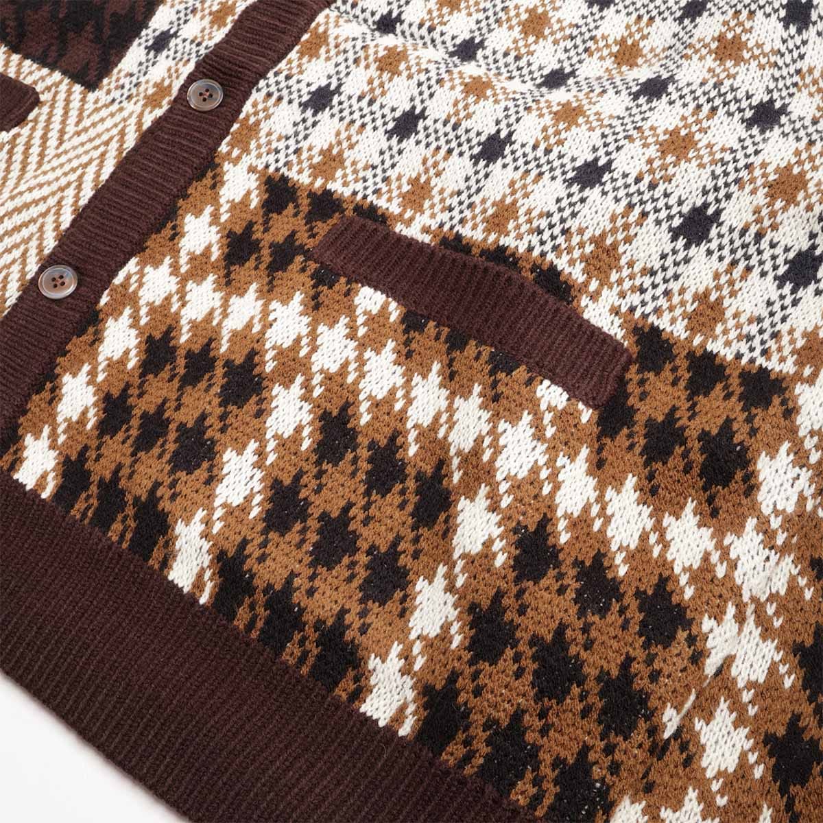 OBEY Clothing OBEY Patchwork Cardigan