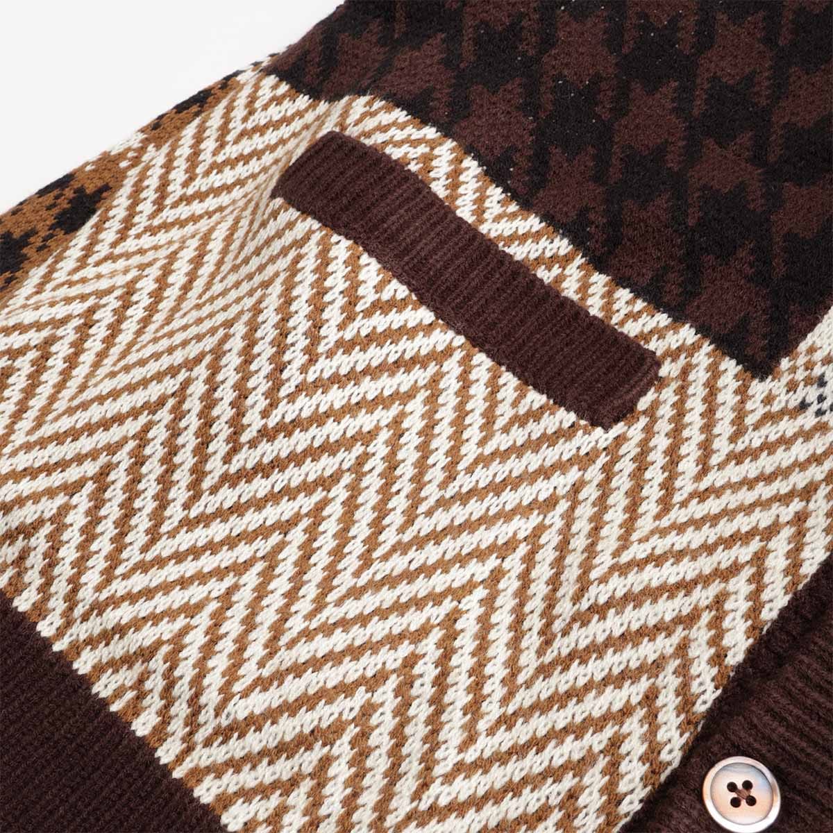 OBEY Clothing OBEY Patchwork Cardigan