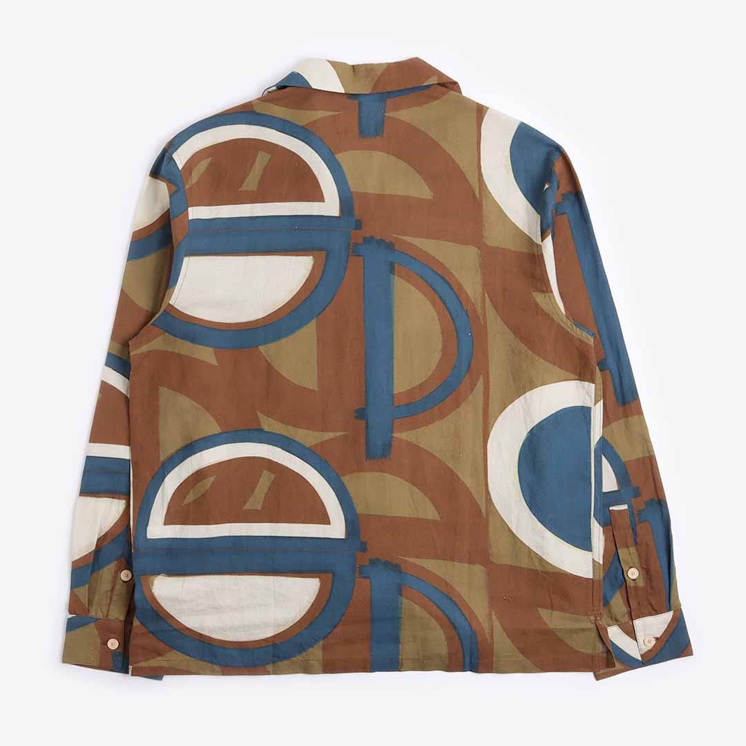 Folk Long Sleeve Soft Collar Shirt