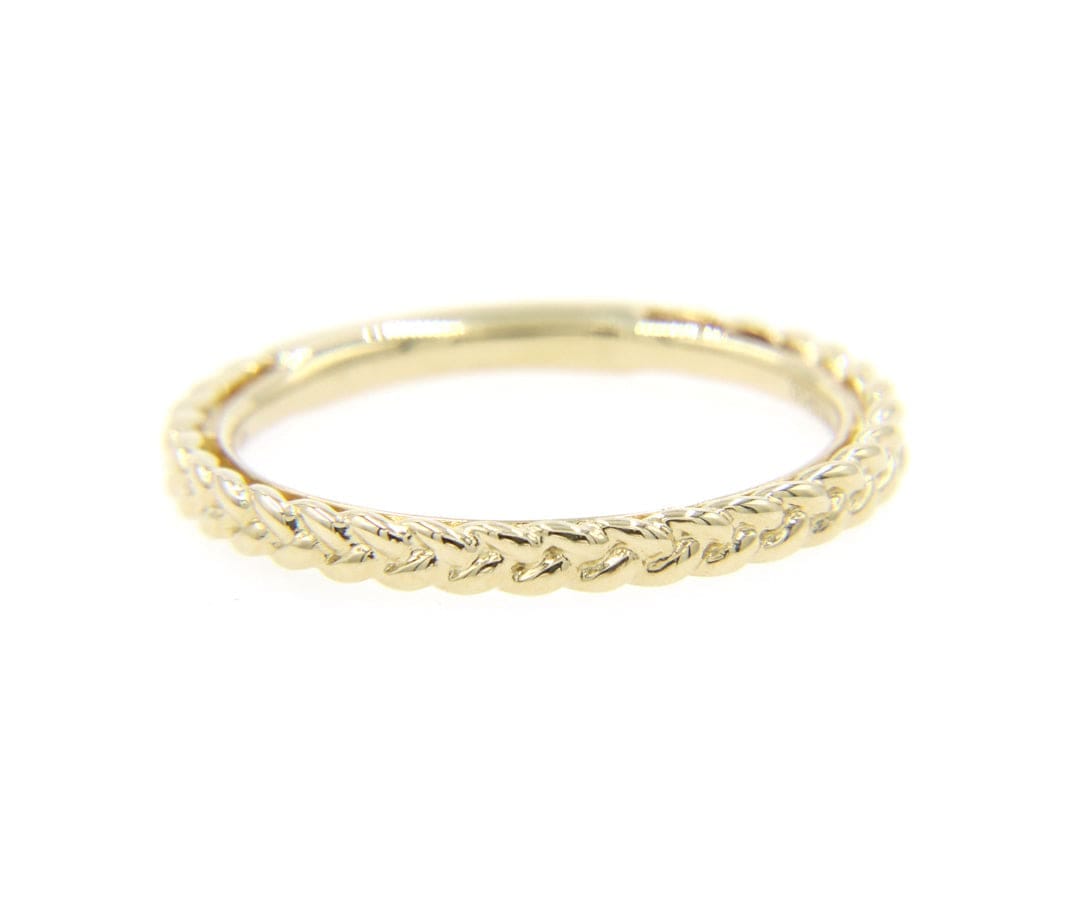 Gabriel & Co. New Gabriel & Co. Braided Stackable Band Ring in 14K