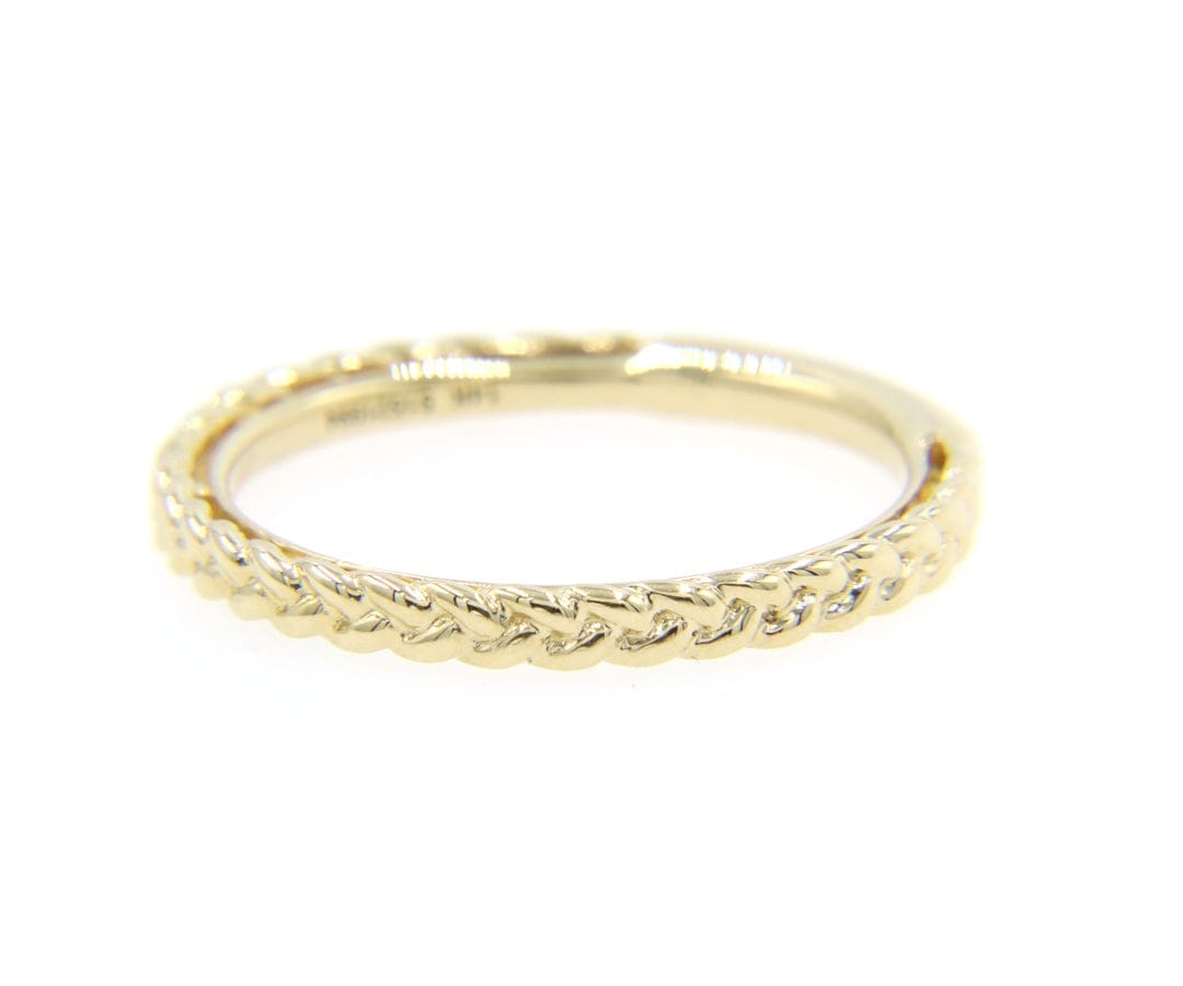 Gabriel & Co. New Gabriel & Co. Braided Stackable Band Ring in 14K