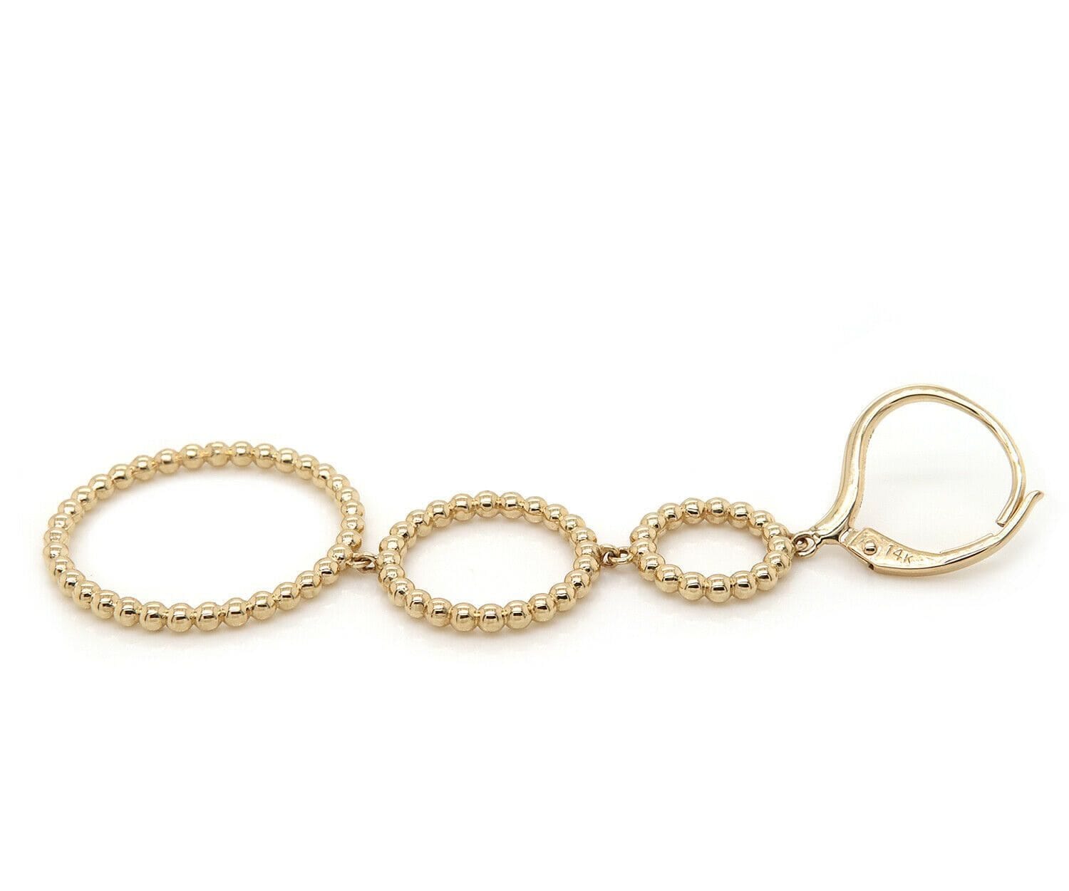 Gabriel & Co. New Gabriel & Co. Bujukan Triple Dangle Earrings in 14K