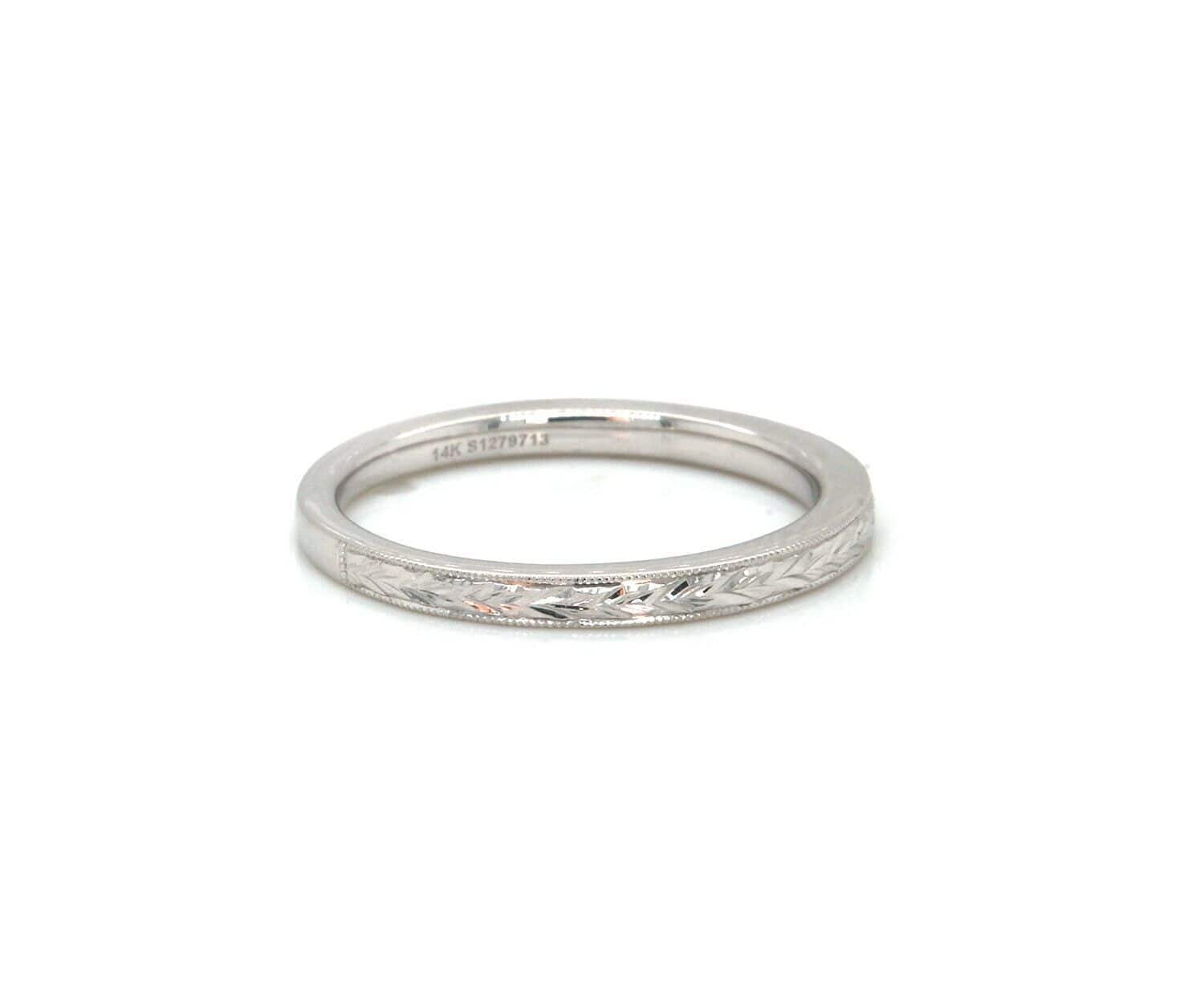 Gabriel & Co. New Gabriel & Co. Filigree Engraved Band Ring in 14K