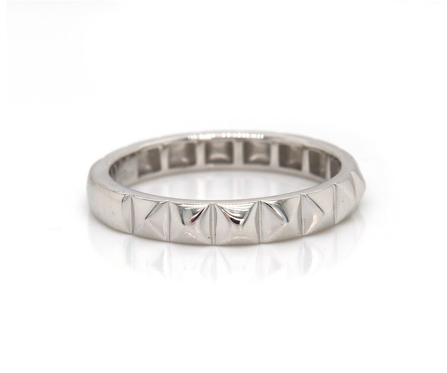 Gabriel & Co. New Gabriel & Co. Pyramid Stud Band Ring in 14K
