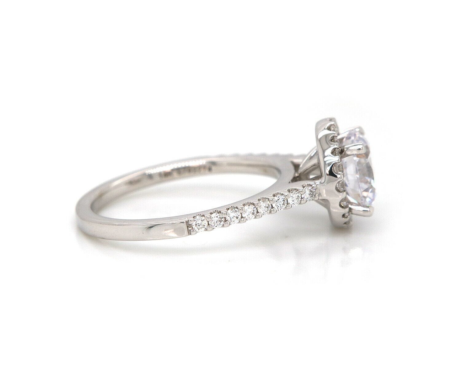 Gabriel & Co. New Gabriel & Co. Diamond Halo Semi Mount Ring in 14K