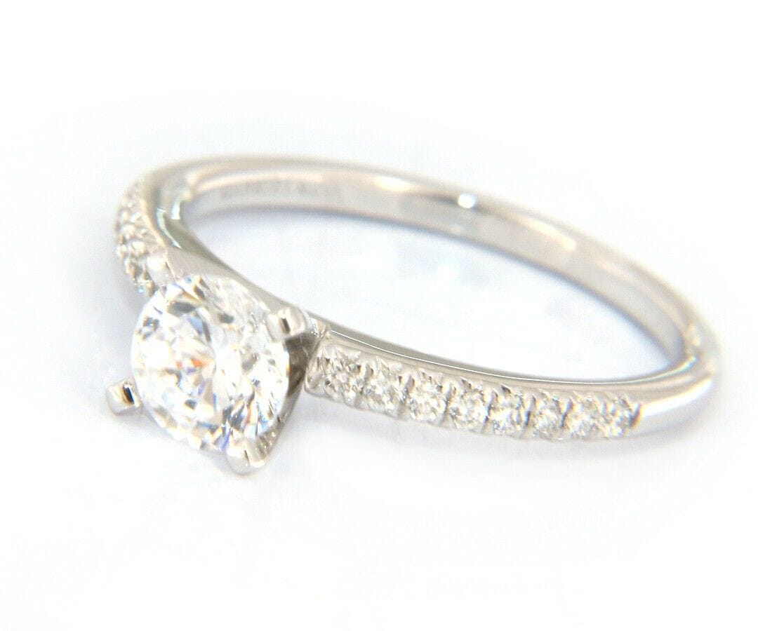 Gabriel & Co. New Gabriel & Co. 0.15ctw Diamond Straight Semi Mount Ring in 14K