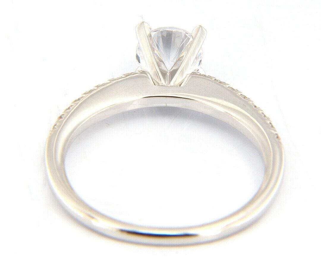 Gabriel & Co. New Gabriel & Co. 0.15ctw Diamond Straight Semi Mount Ring in 14K