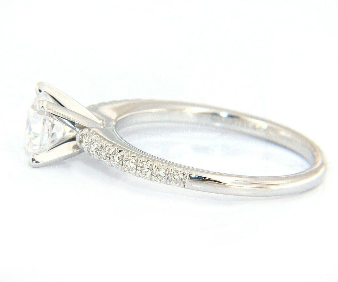 Gabriel & Co. New Gabriel & Co. 0.15ctw Diamond Straight Semi Mount Ring in 14K