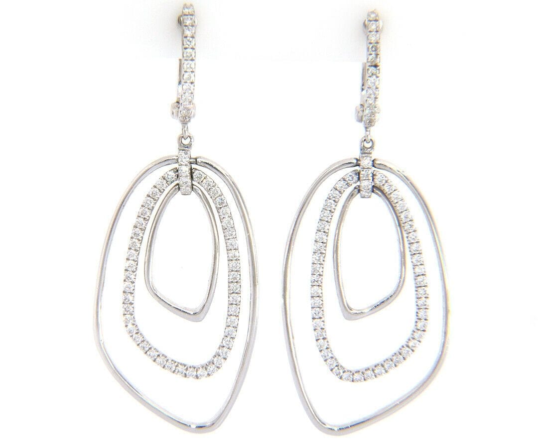 Frederic Sage New Frederic Sage Diamond Layered Dangle Earrings in 14K