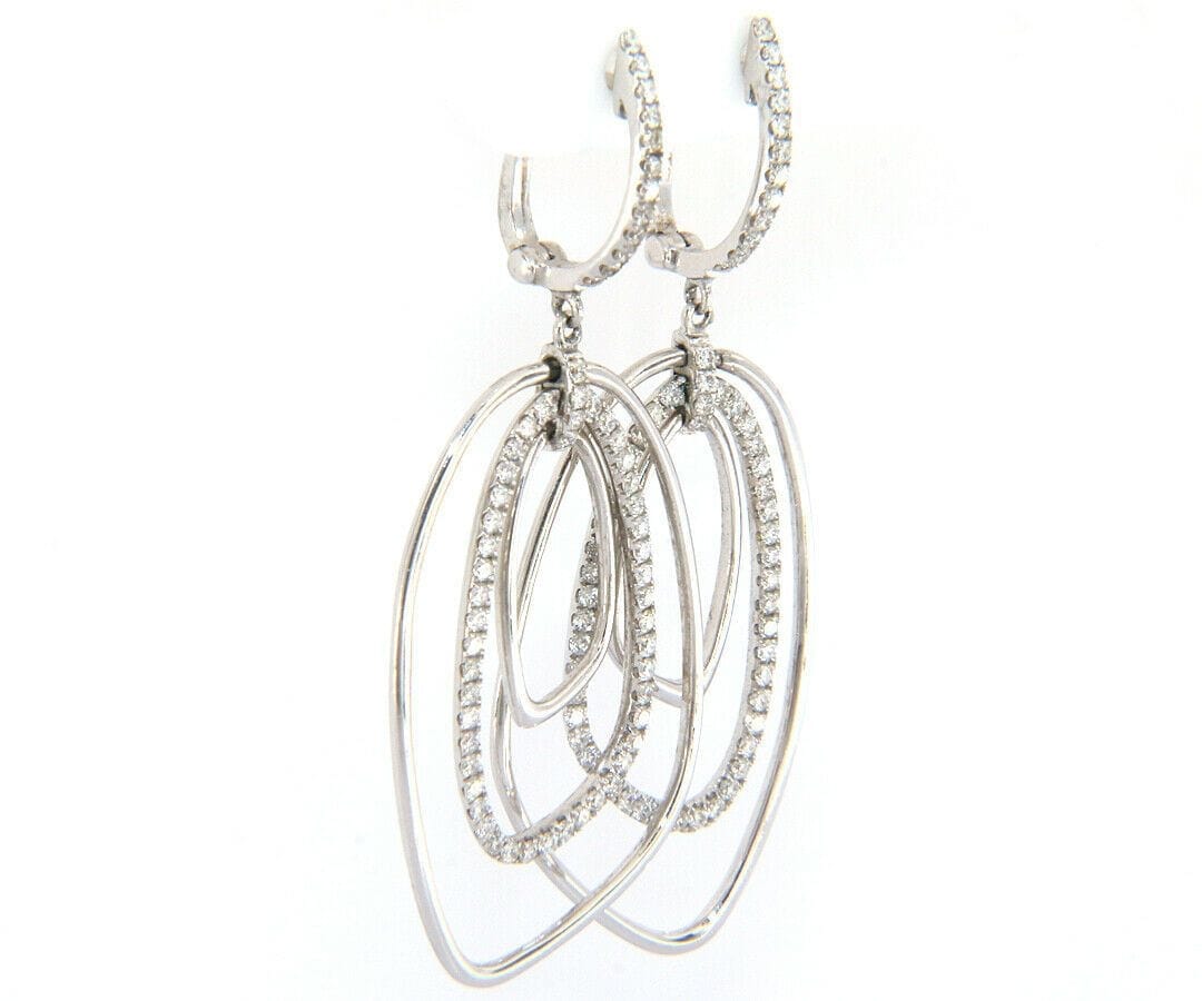 Frederic Sage New Frederic Sage Diamond Layered Dangle Earrings in 14K