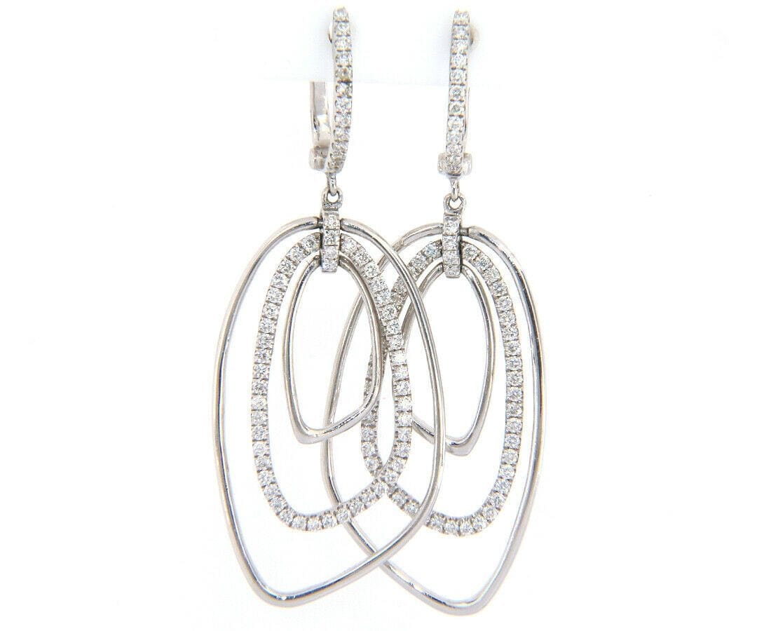 Frederic Sage New Frederic Sage Diamond Layered Dangle Earrings in 14K