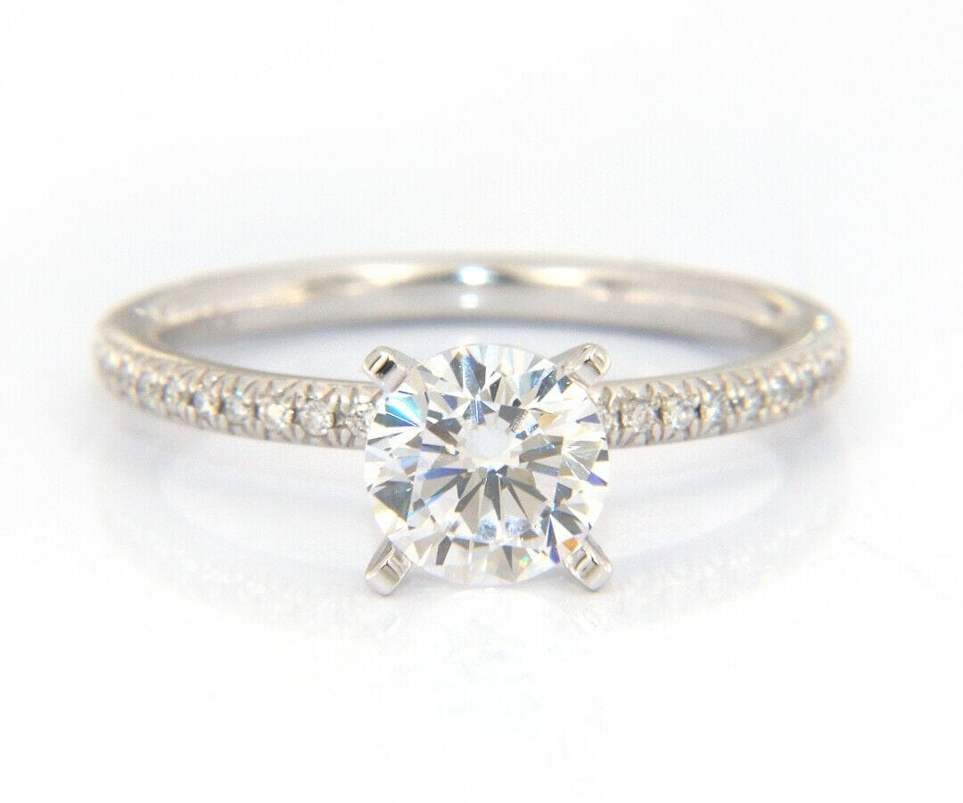 Gabriel & Co. New Gabriel & Co. Diamond Straight Semi Mount Ring in 14K