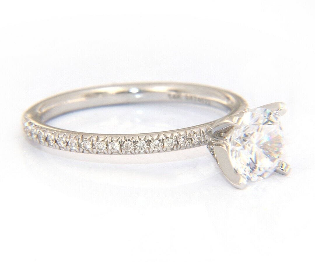 Gabriel & Co. New Gabriel & Co. Diamond Straight Semi Mount Ring in 14K