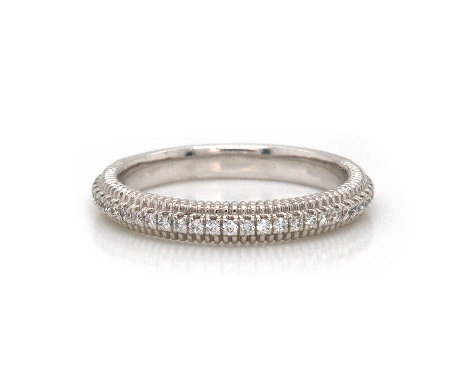 Gabriel & Co. New Gabriel & Co. Shared Prong Diamond Milgrain Band Ring in 14K