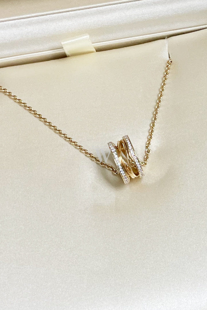 Bulgari Bvlgari B.zero1 Diamond Yellow Gold Necklace