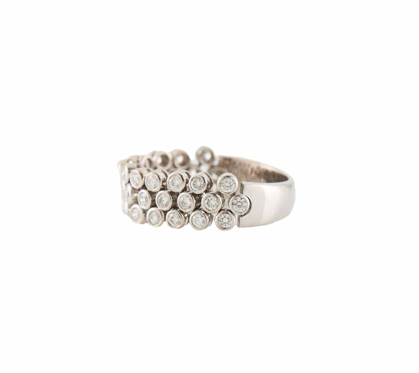 Sonia Bitton 1.70ctw Diamond Bezel Set Half Flex Band Ring in 14K