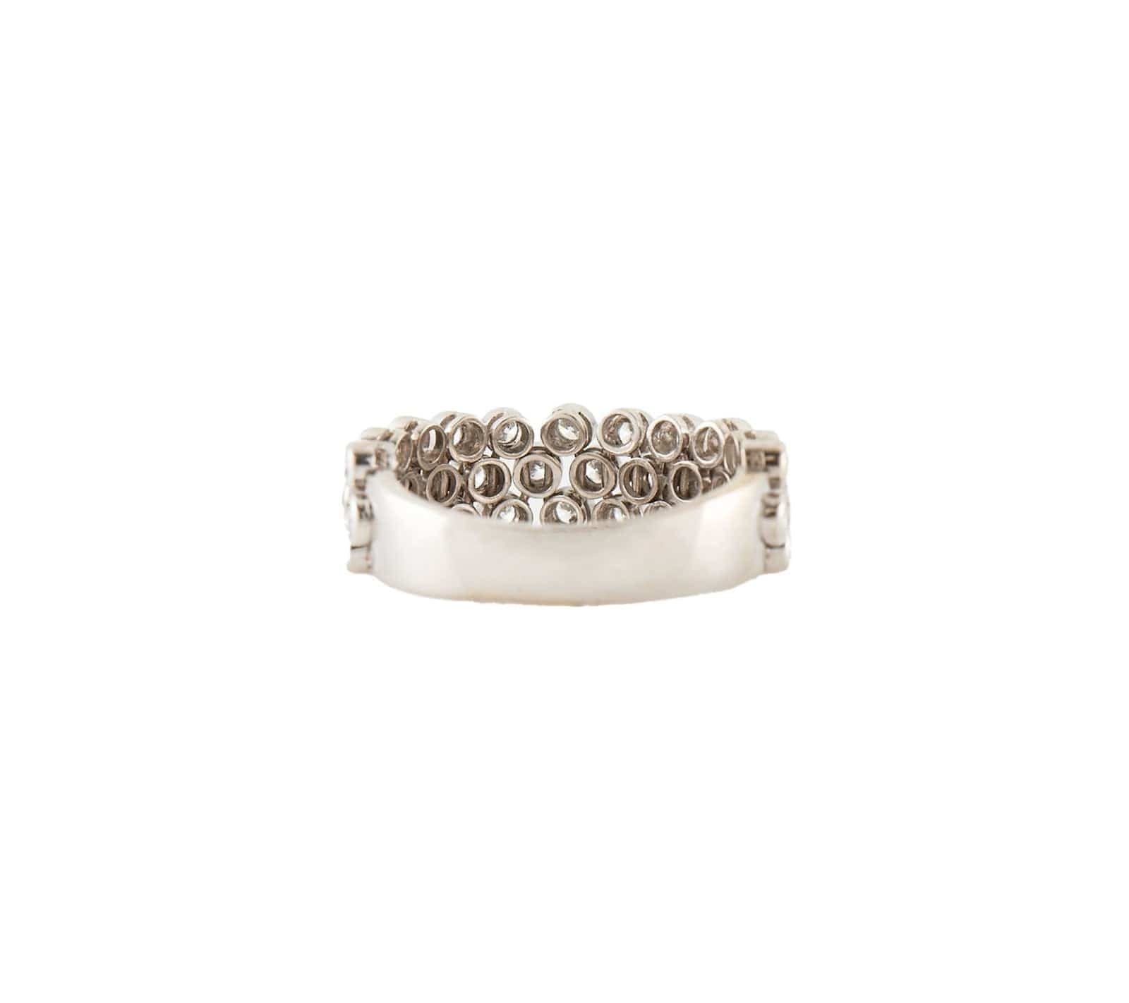 Sonia Bitton 1.70ctw Diamond Bezel Set Half Flex Band Ring in 14K