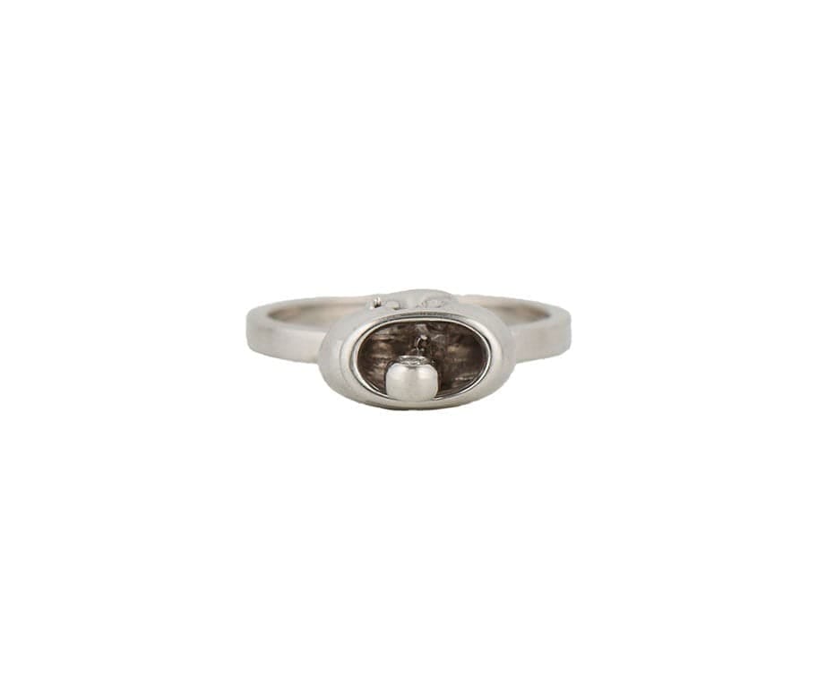 Chantecler Golden Bell 0.04ct Diamond Ring in 18K