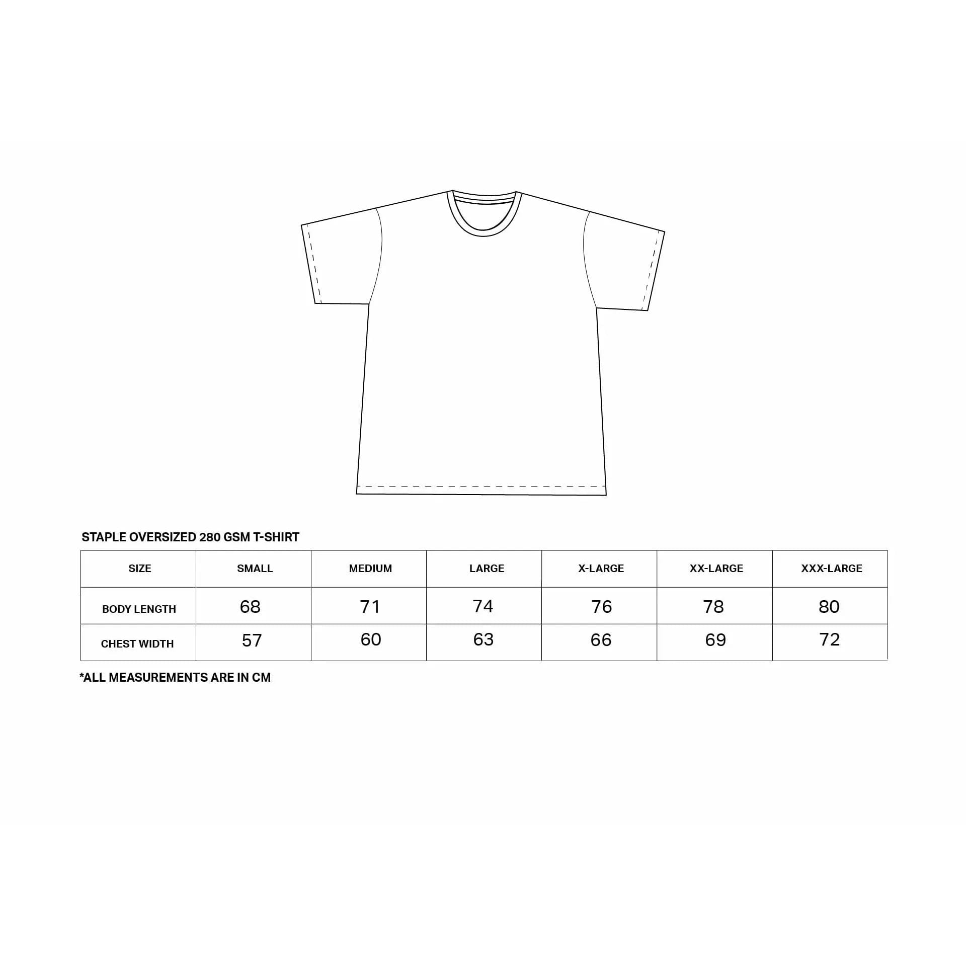 Noobie Noobiie 280 GSM STAPLE OVERSIZED T-SHIRT