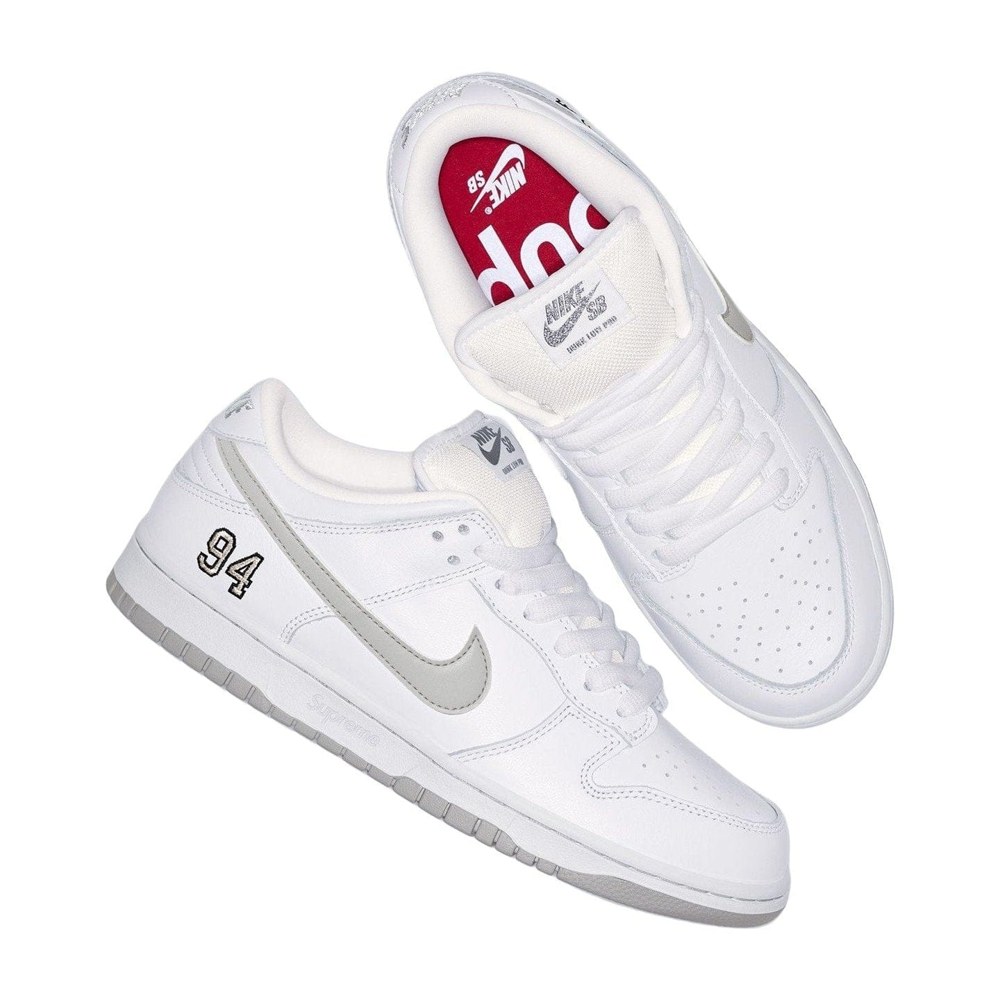 Nike Supreme Nike SB Dunk Low 'White'